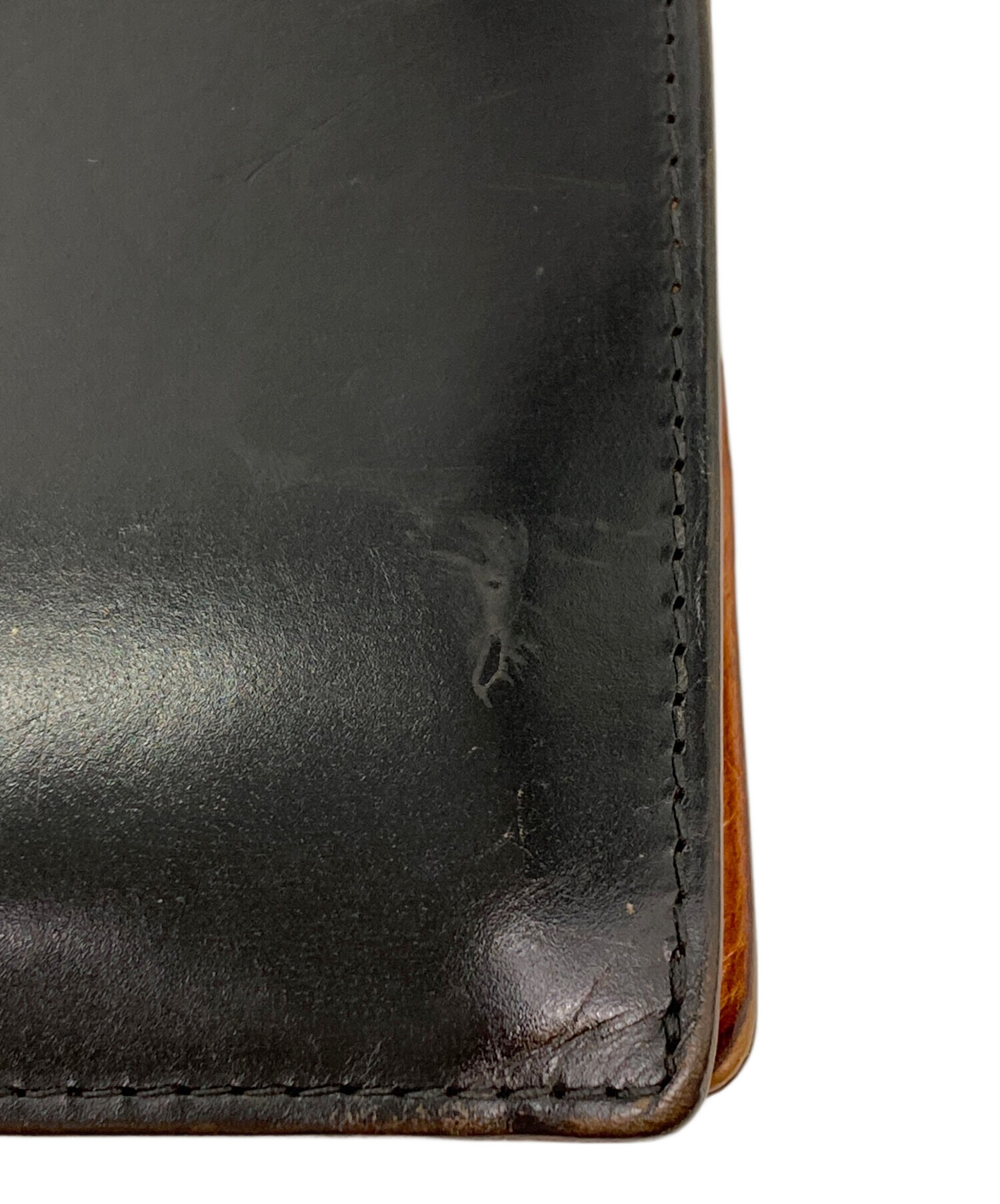 中古・古着通販】GANZO (ガンゾ) コードバン長財布 ブラック|ブランド 中古・古着通販】GANZO (ガンゾ) コードバン長財布 ブラック|ブランド