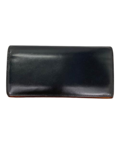 中古・古着通販】GANZO (ガンゾ) コードバン長財布 ブラック｜ブランド