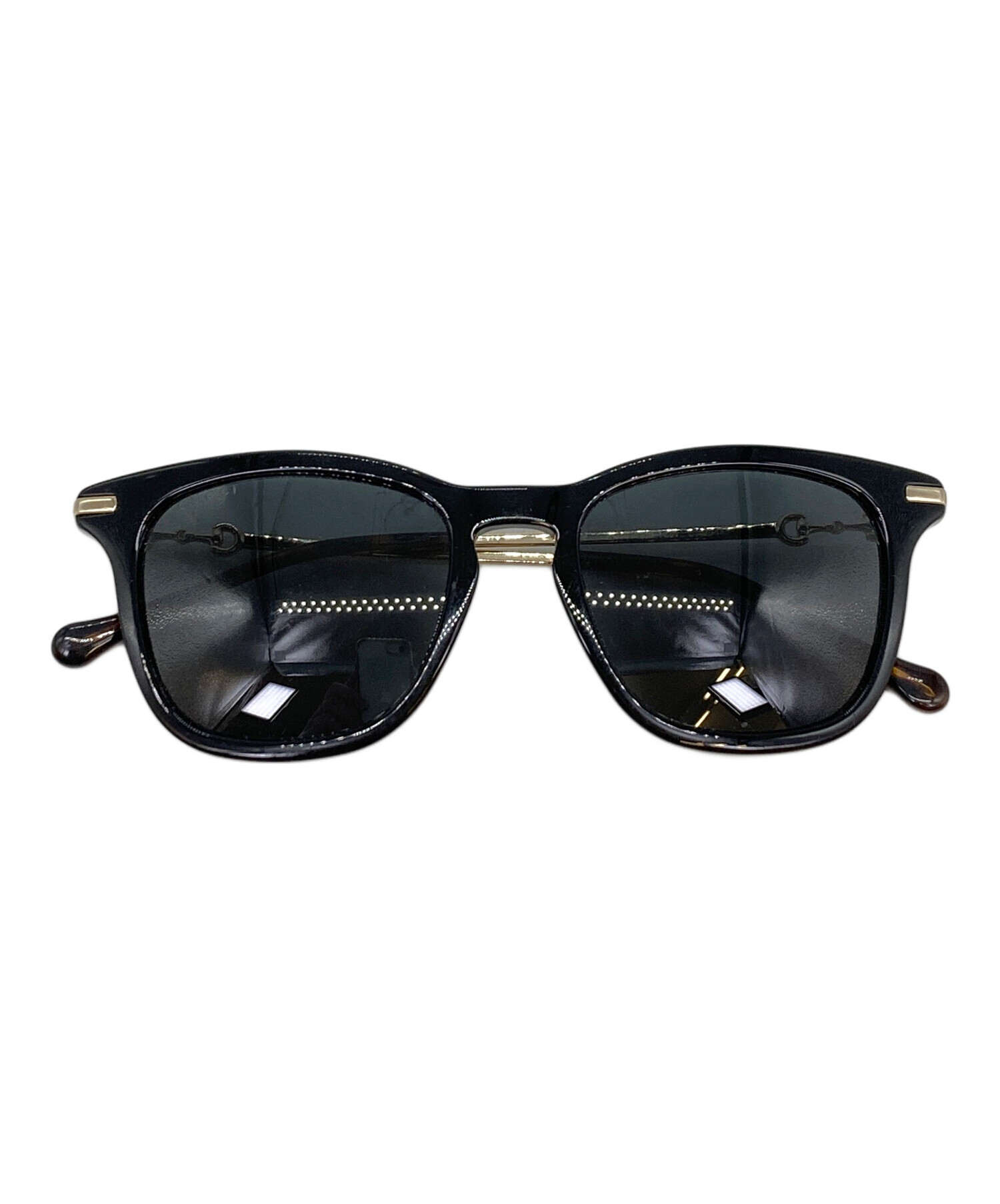 中古・古着通販】GUCCI (グッチ) ウェリントンサングラス ブラック 