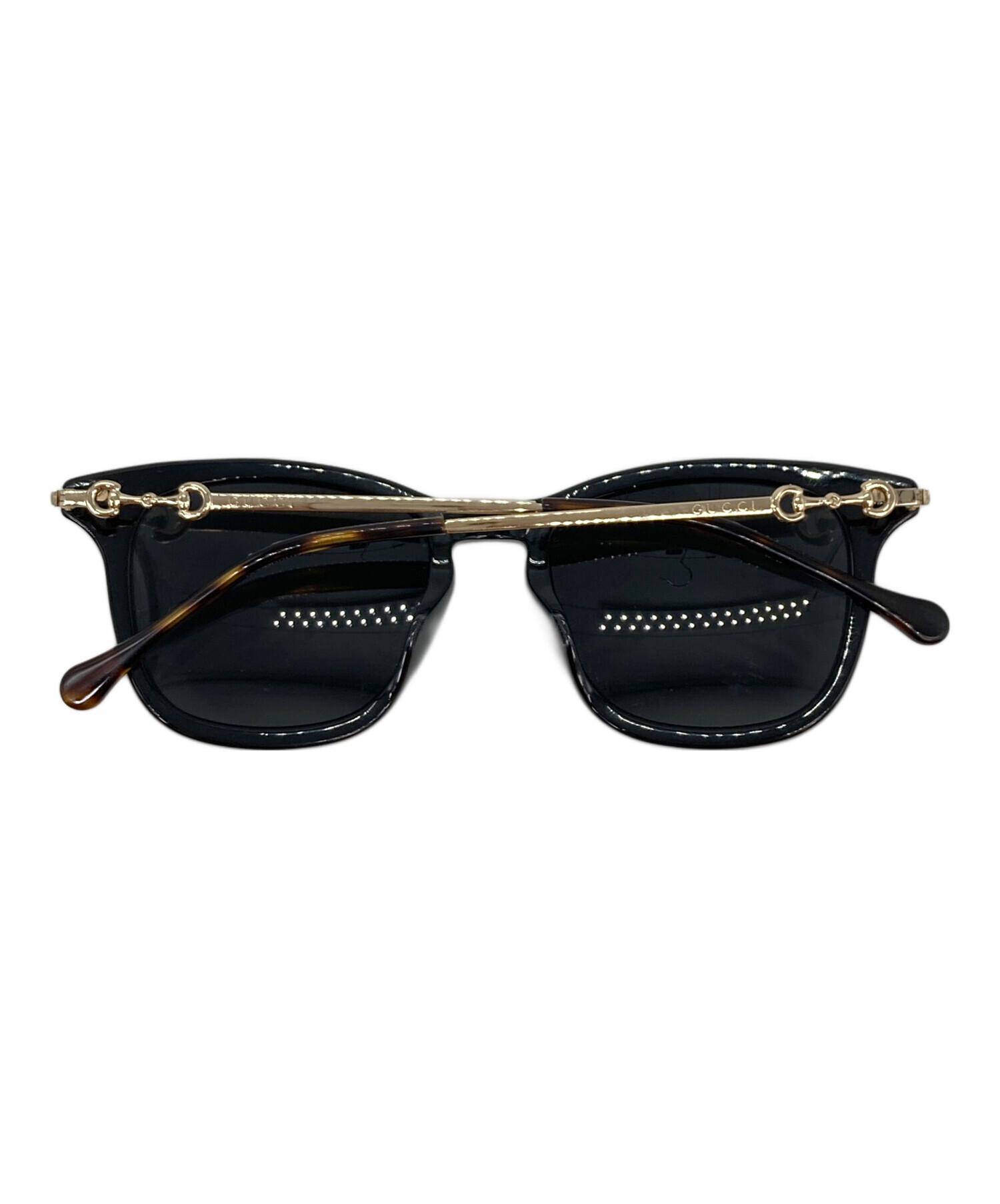 中古・古着通販】GUCCI (グッチ) ウェリントンサングラス ブラック 