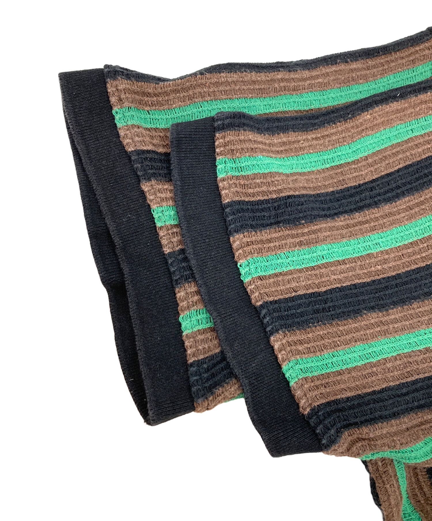 中古・古着通販】Supreme (シュプリーム) Open Knit Stripe Zip Polo