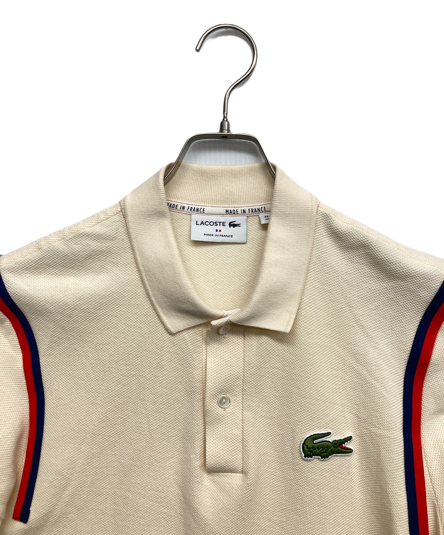 中古・古着通販】LACOSTE (ラコステ) ポロシャツ ベージュ サイズ:S