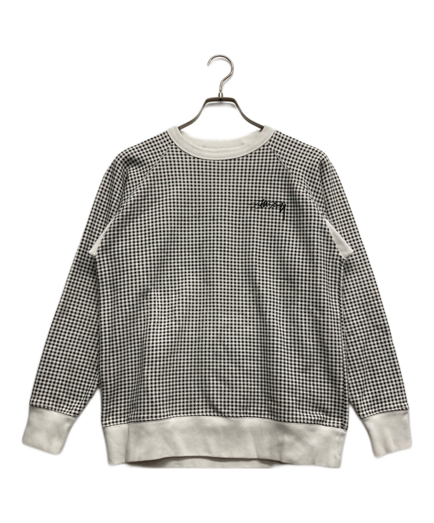 中古・古着通販】stussy (ステューシー) チェック柄スウェット 
