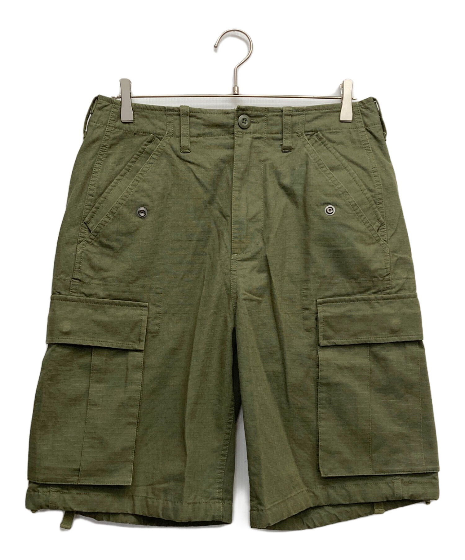 希少 95年 OLD STUSSY CARGO SHORTS 34インチ Ｌ 中古・古着通販】stussy (ステューシー) cargo shorts ripstop カーキ