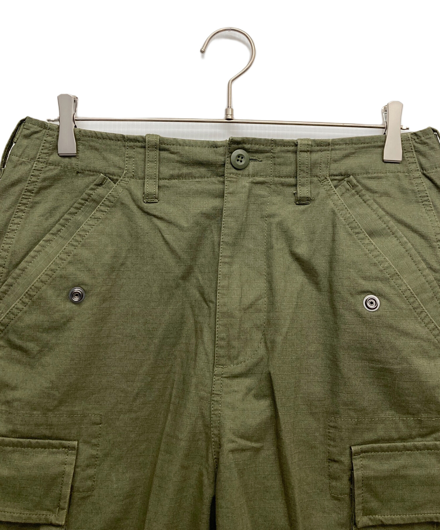 中古・古着通販】stussy (ステューシー) cargo shorts ripstop カーキ