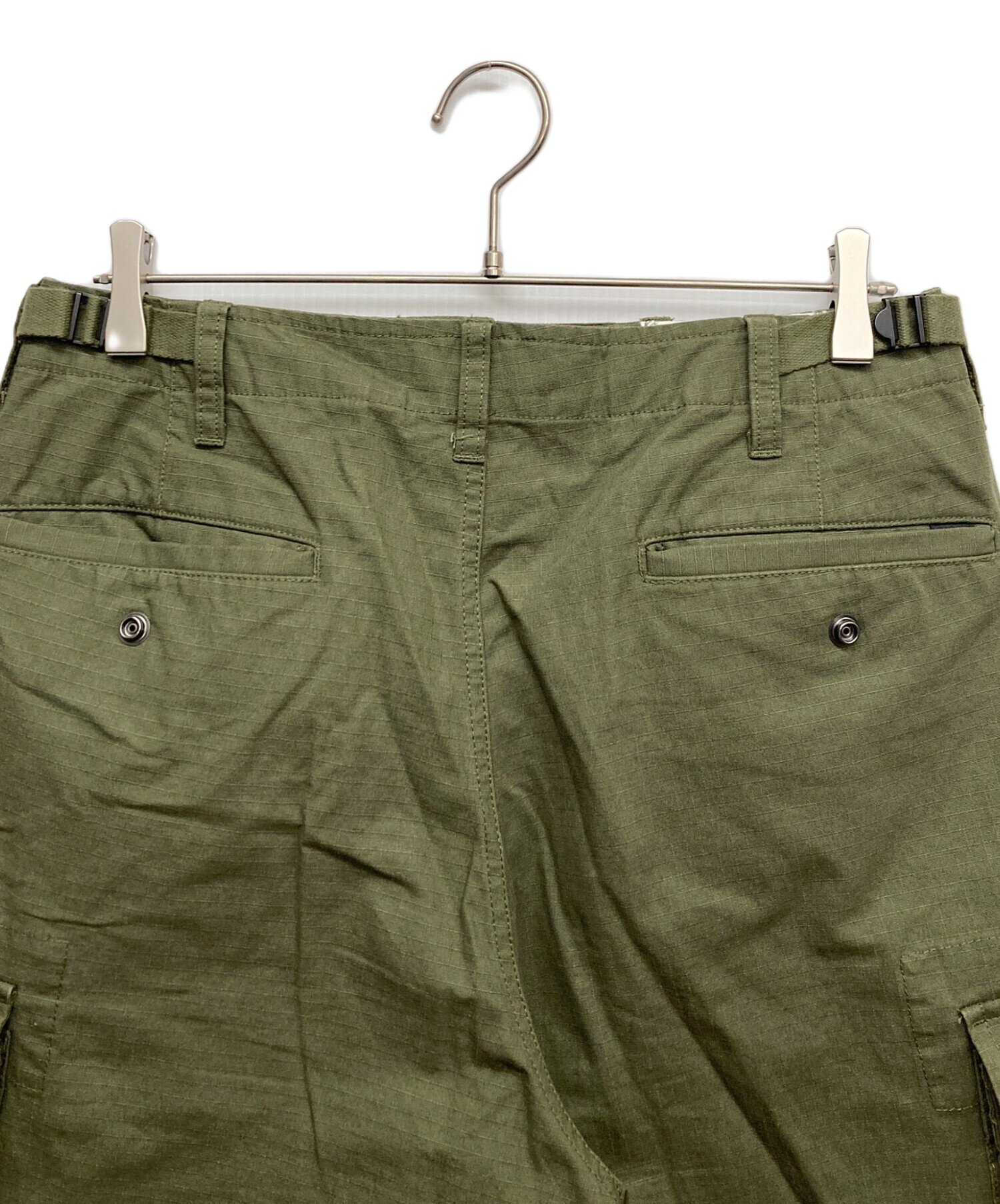 中古・古着通販】stussy (ステューシー) cargo shorts ripstop カーキ