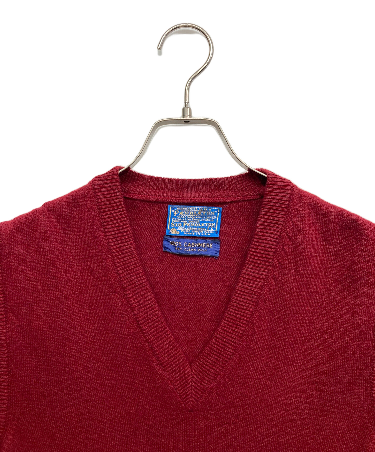 中古・古着通販】PENDLETON (ペンドルトン) カシミヤニットベスト
