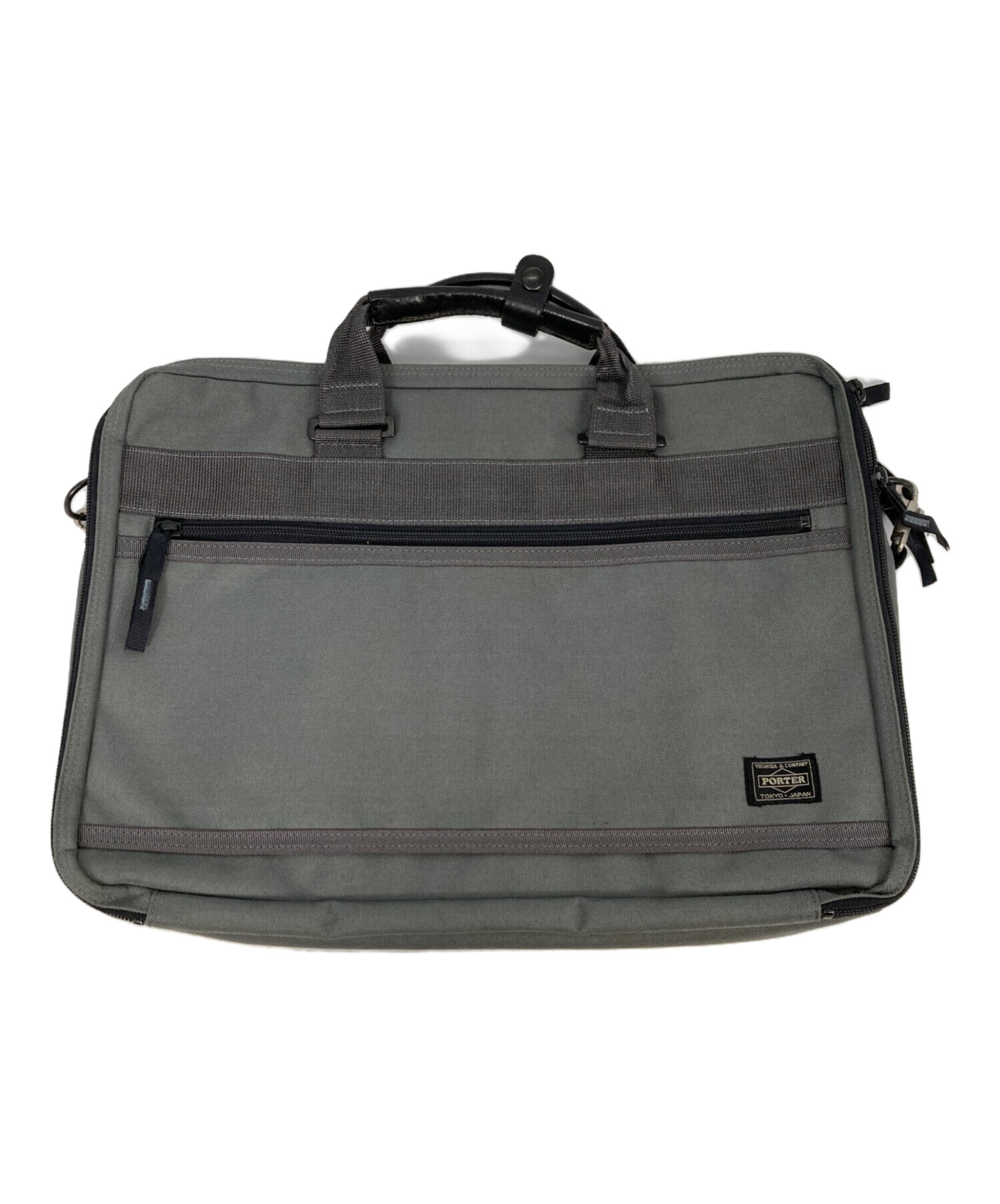 中古・古着通販】PORTER (ポーター) クリップショルダーバッグ グレー 