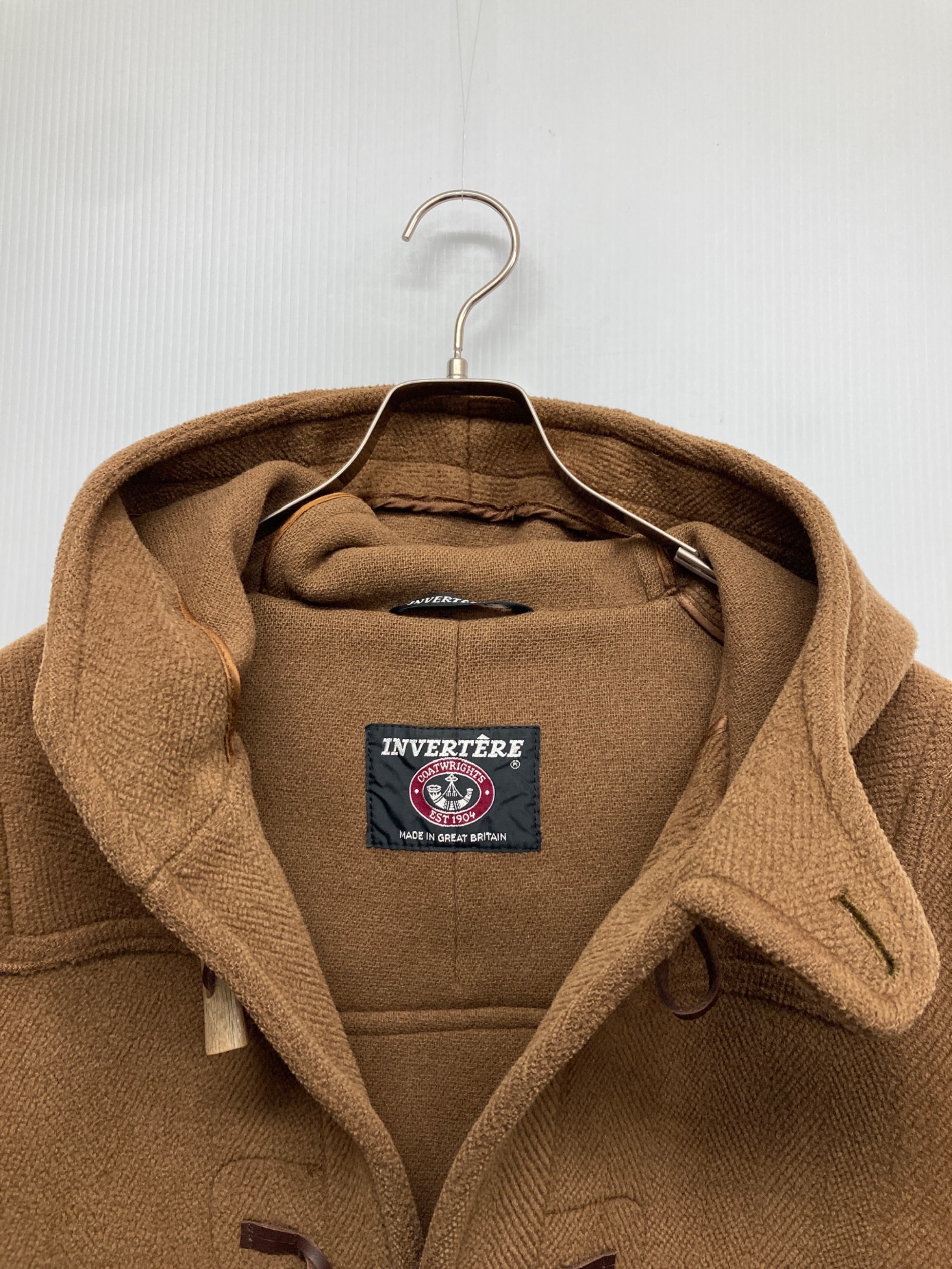 中古・古着通販】INVERTERE (インバーティア) ダッフルコート ブラウン
