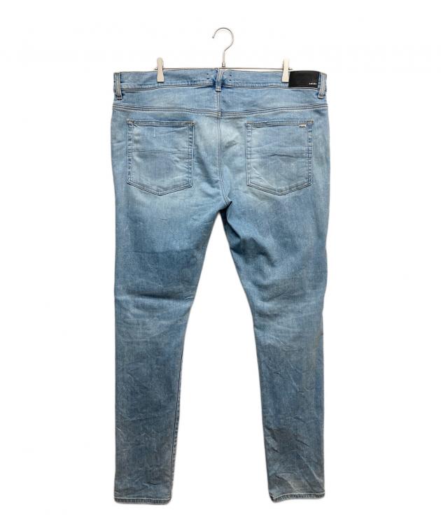 中古・古着通販】AMIRI (アミリ) MX1 ダメージデニムパンツ ブルー