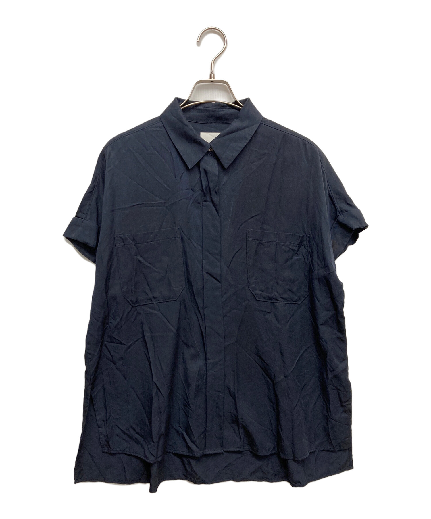BEARDSLEY GALLARDAGALANTE ブラウス F 紺 【古着】【中古】 中古・古着通販】BEARDSLEY (ビアズリー) GALLARDA GALANTE (ガリャル
