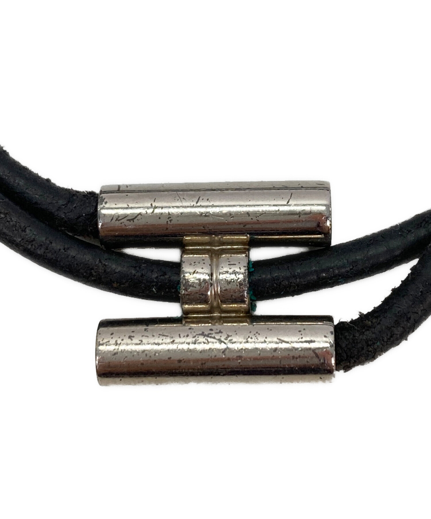 中古・古着通販】HERMES (エルメス) トゥルニスブレスレット ブラック 