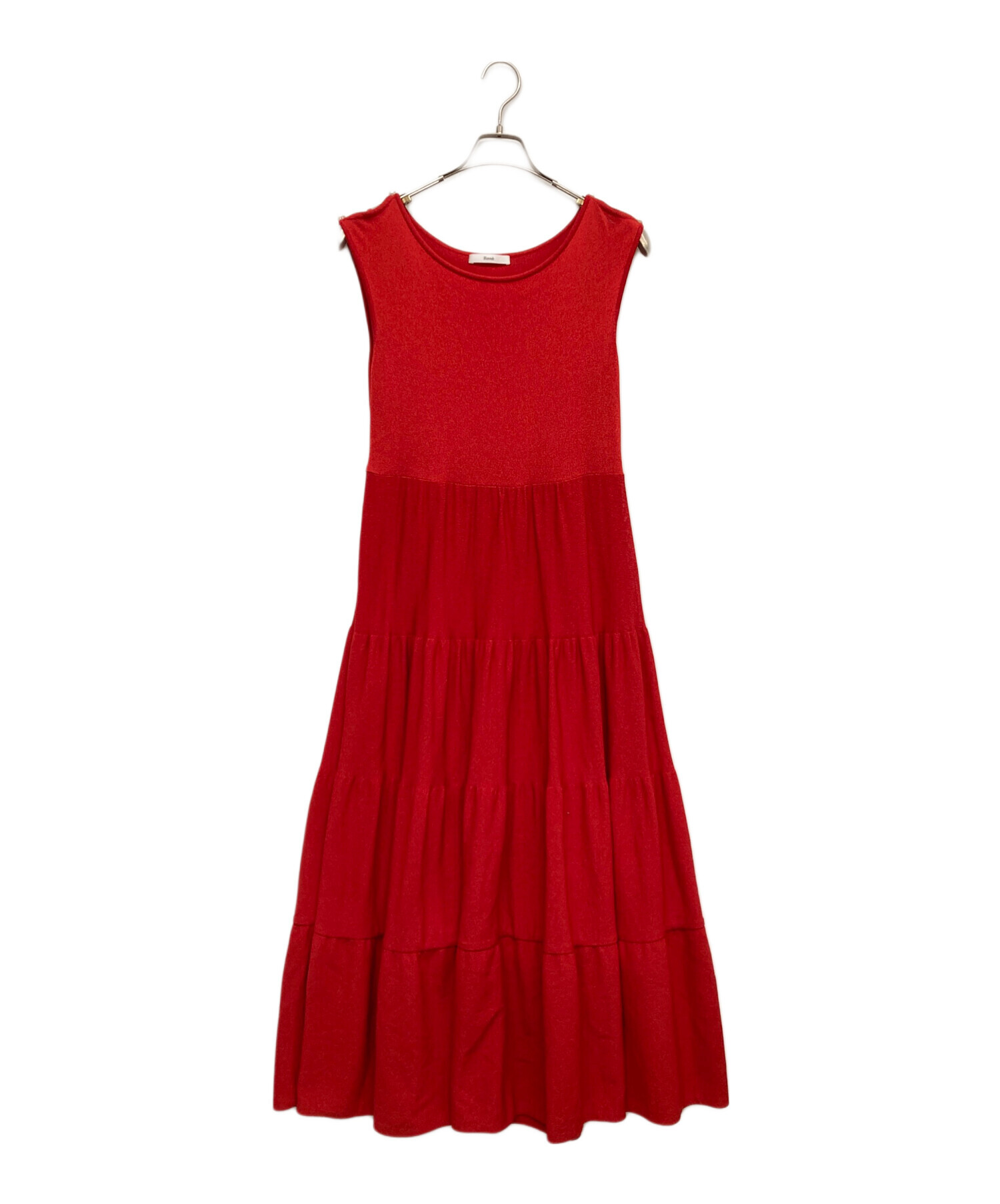 未使用 タグ付き ルネ ノースリーブ ワンピース プリーツ 高級クチュレリ 未使用 タグ付き ルネ ノースリーブ ワンピース プリーツ 高級