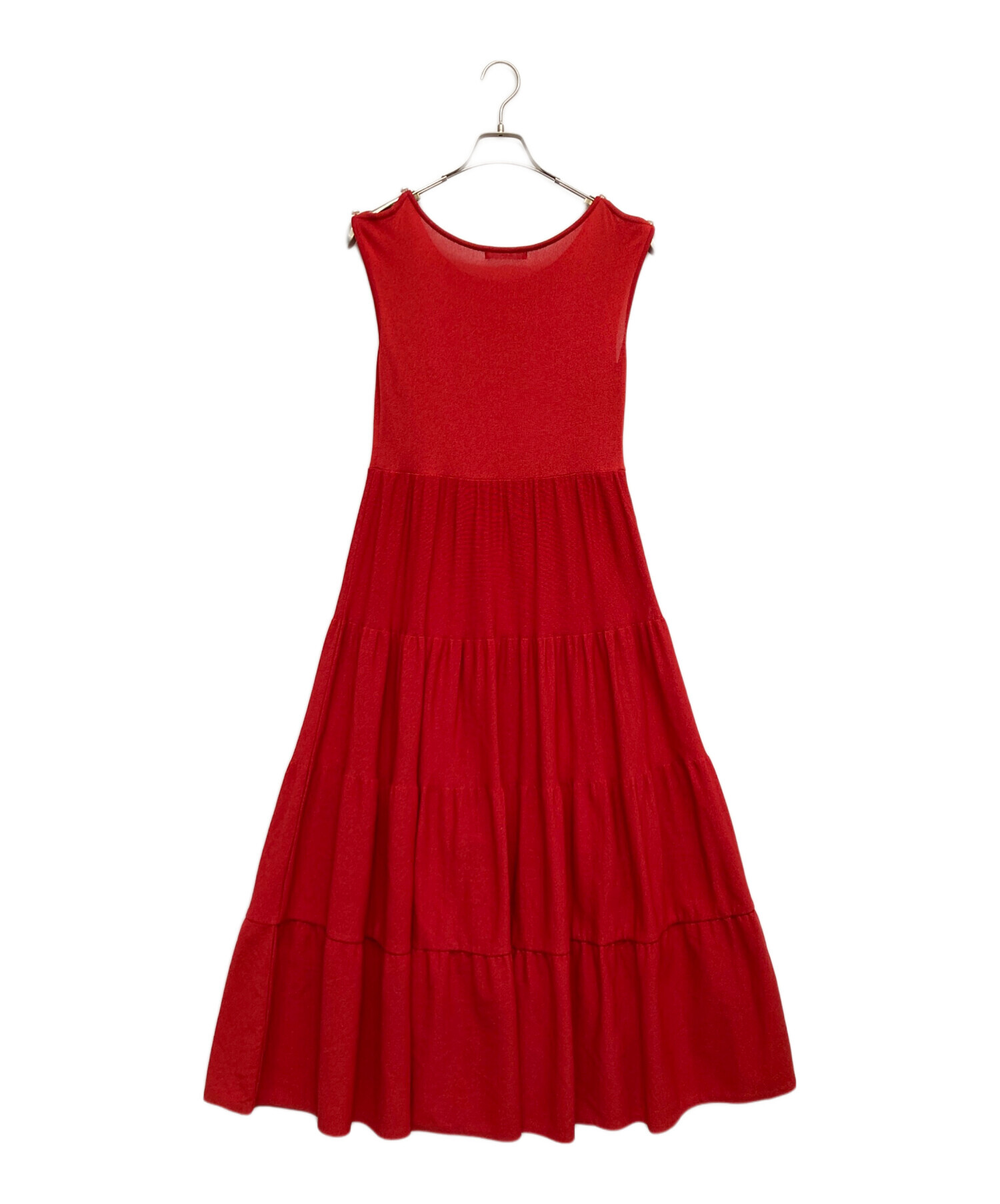 中古・古着通販】Rene (ルネ) ノースリーブワンピース レッド