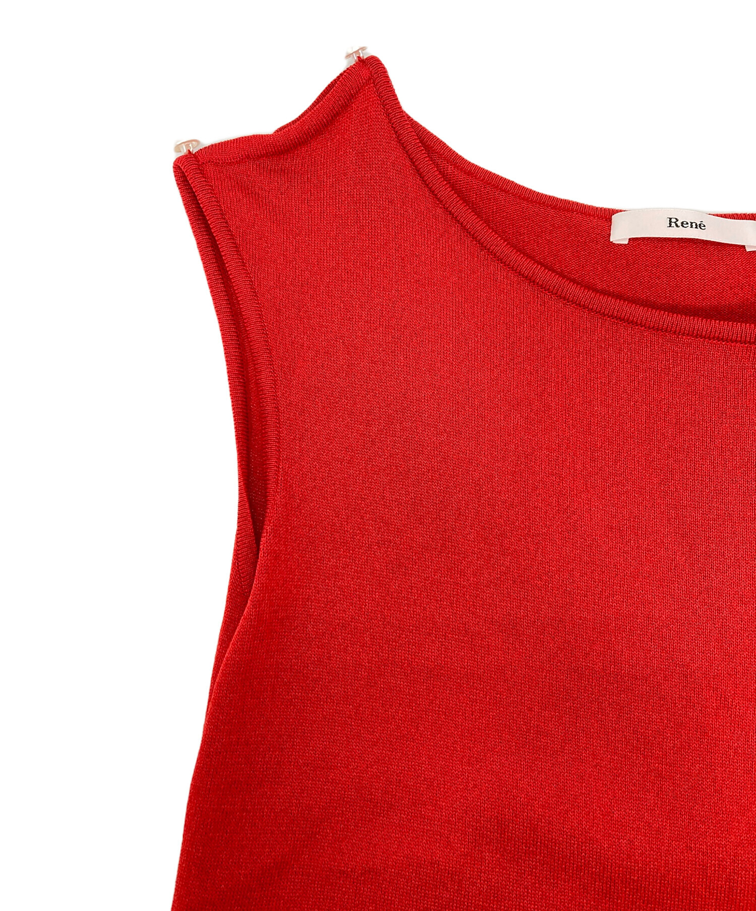 中古・古着通販】Rene (ルネ) ノースリーブワンピース レッド
