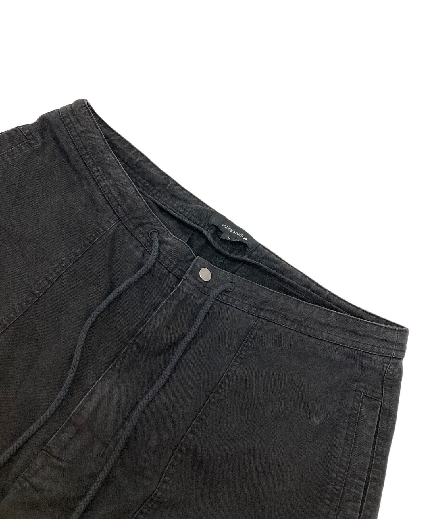 【新品未使用】entire studios DENIM CARGO ブラック L 中古・古着通販】ENTIRE STUDIOS (エンタイアスタジオ) FREIGHT CARGO