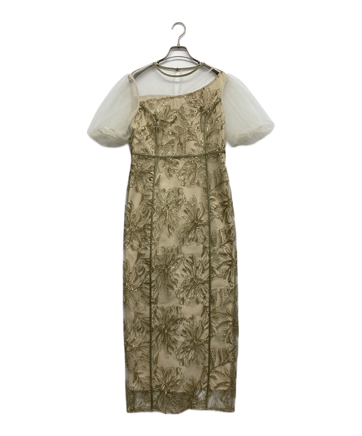 中古・古着通販】LEJA (レジャ) アシンメトリーシアーフラワー