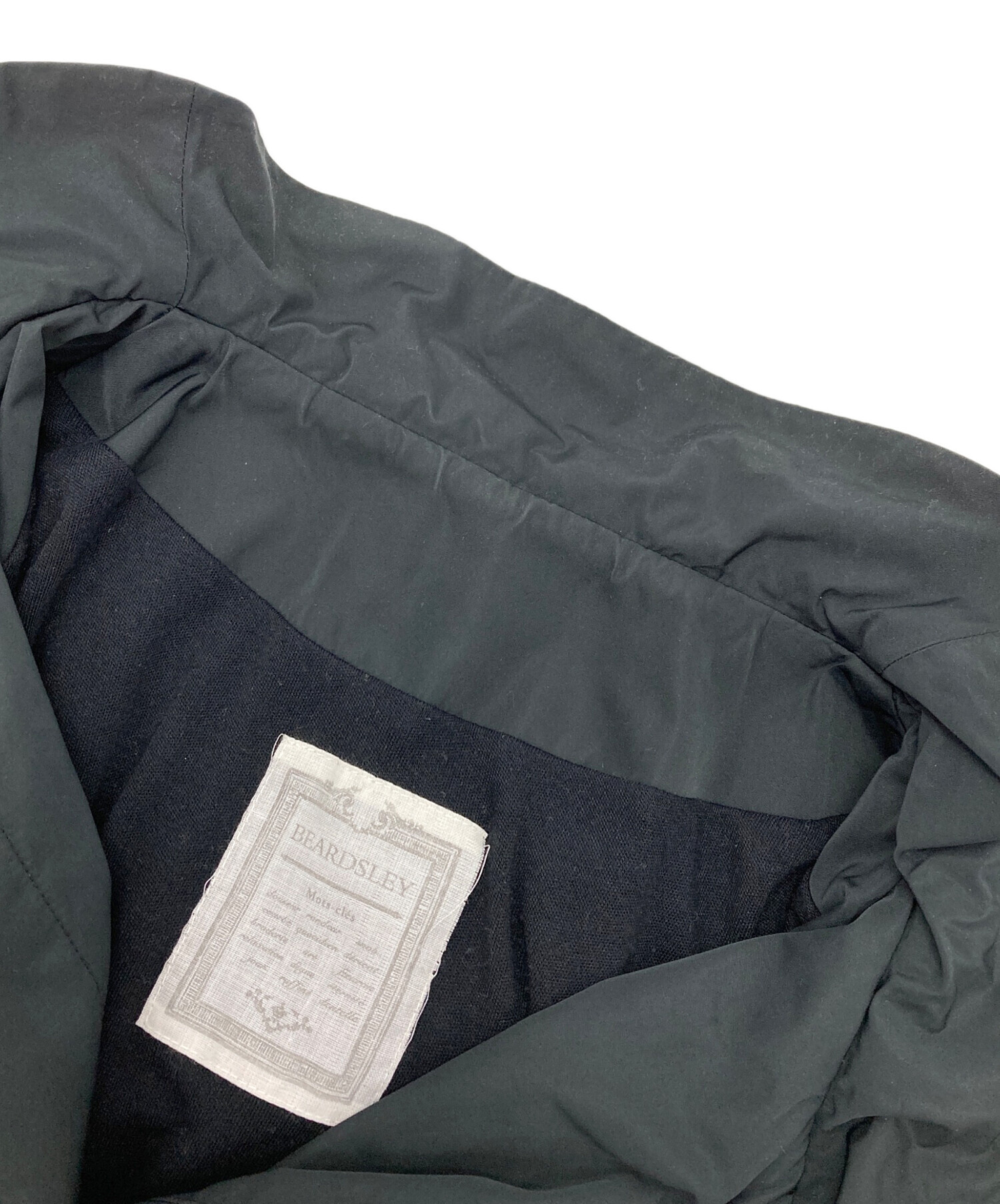 ビアズリー ノーカラー袖バルーンブルゾン　ダブルファスナー　美品　最終価格☆ BEARDSLEY｜ビアズリーのノーカラージャケット通販 - ZOZOTOWN