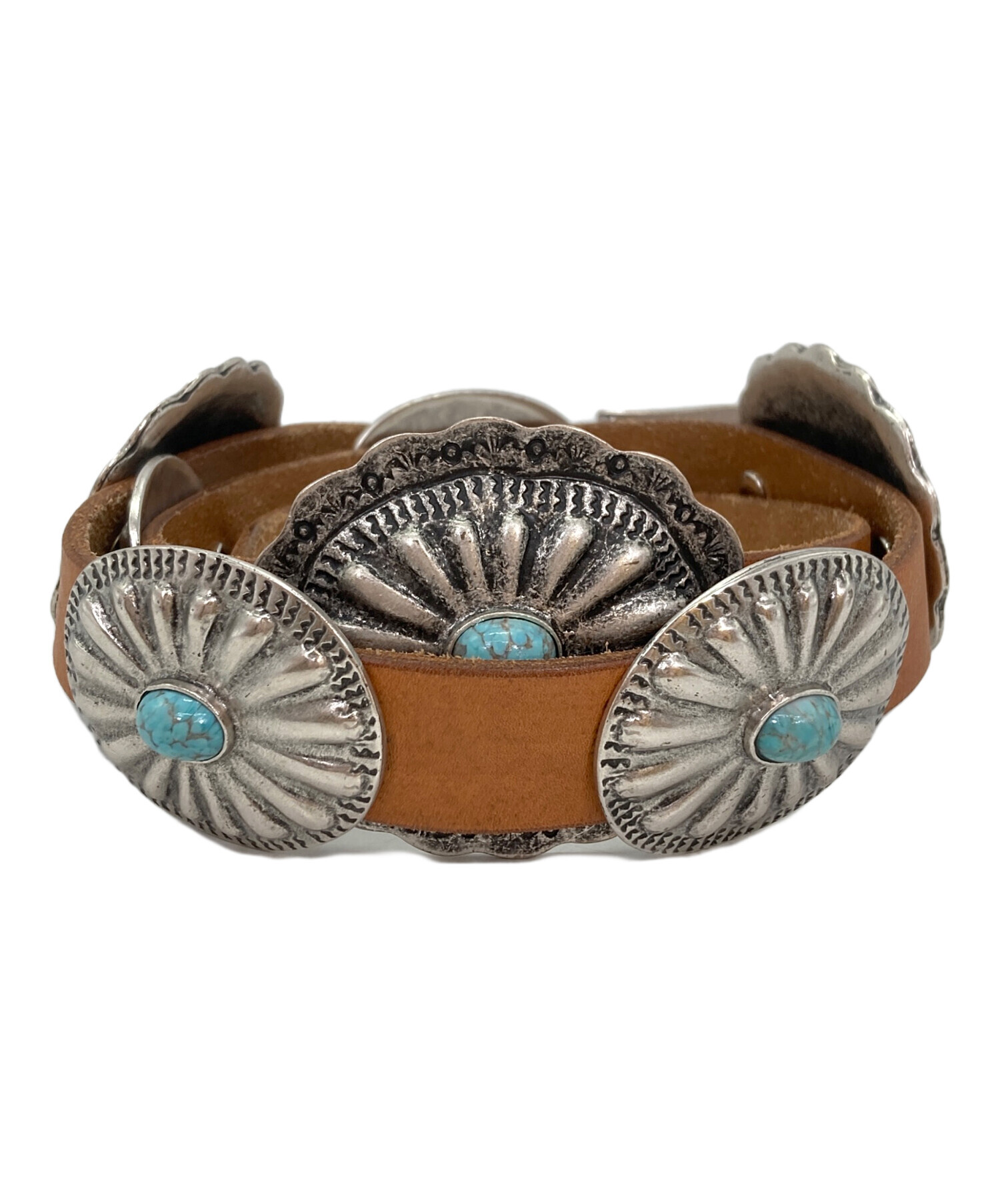 【Vintage】PUNTOVITA プントヴィータ　高級コンチョベルト　正規品 PUNTOVITA プントヴィータ ベルト コンチョベルト レディース メンズ