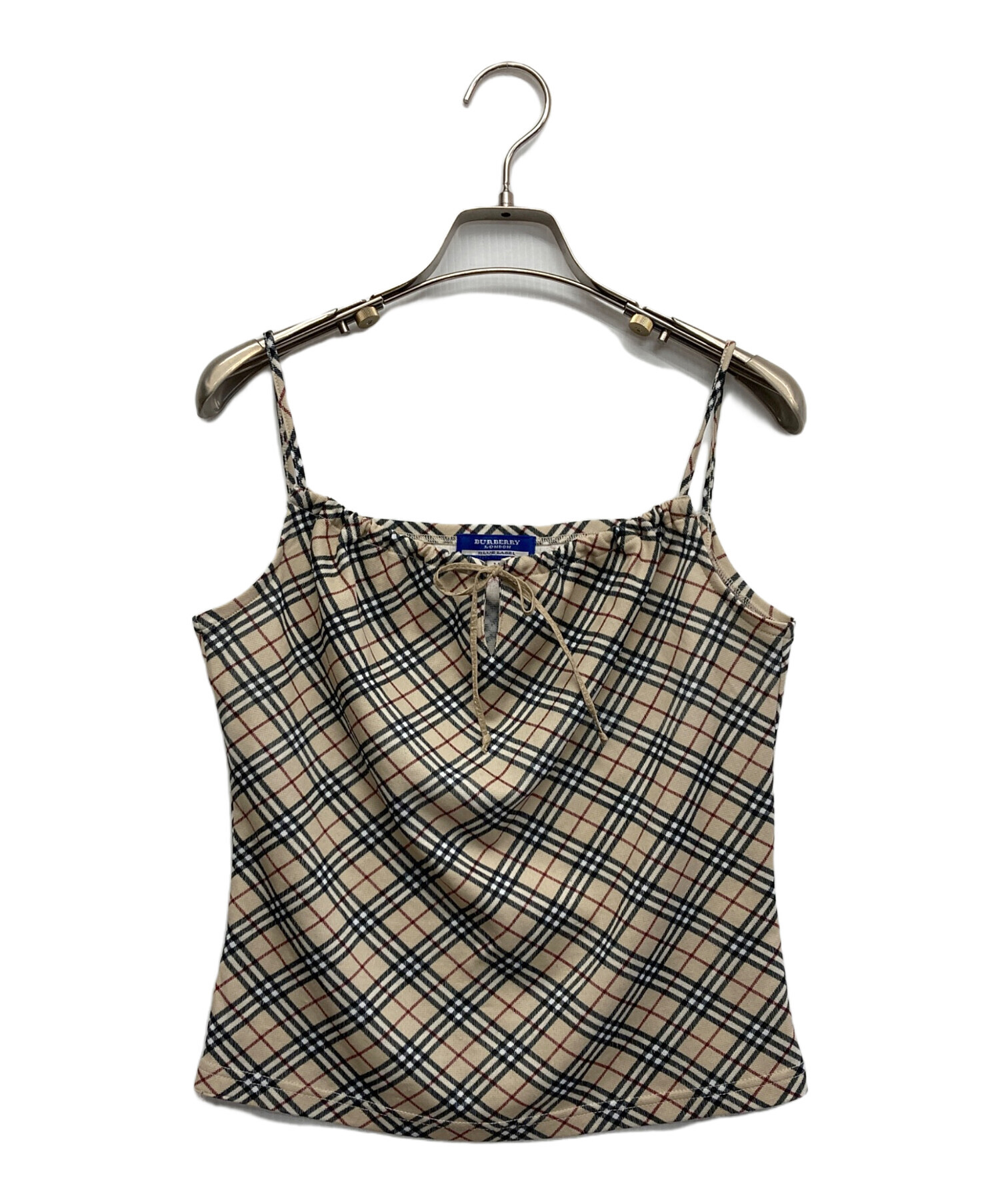 BURBERRY BLUE LABEL♡リボンつきキャミソールトップス♡ 中古・古着通販】BURBERRY BLUE LABEL (バーバリー ブルー レーベル