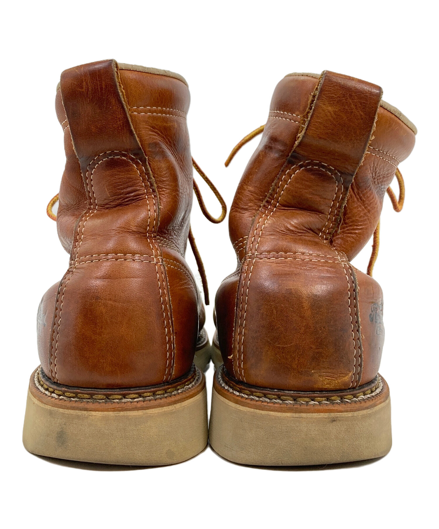 Thorogood  ソログッド　ブラウン レザー デッキシューズ Thorogood ソログッド ブラウン レザー デッキシューズ