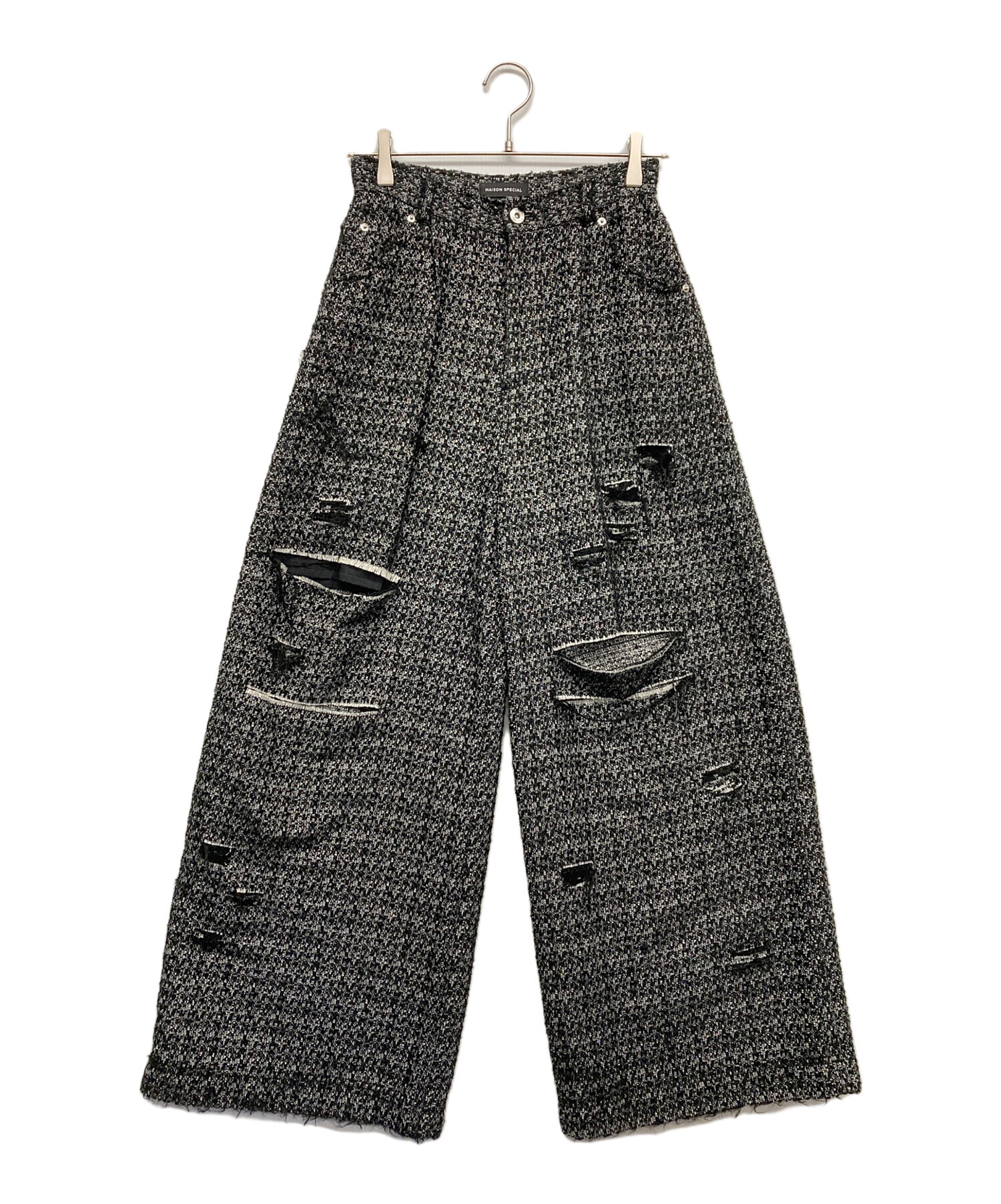 中古・古着通販】MAISON SPECIAL (メゾンスペシャル) ツイードダメージ