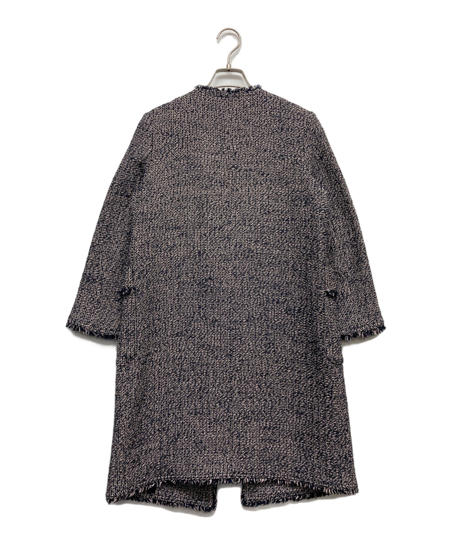 セオリー 18ss ツイードコート ホワイト ライトグレー ピンク ラメ S セオリー 18ss ツイードコート ホワイト ライトグレー ピンク ラメ S