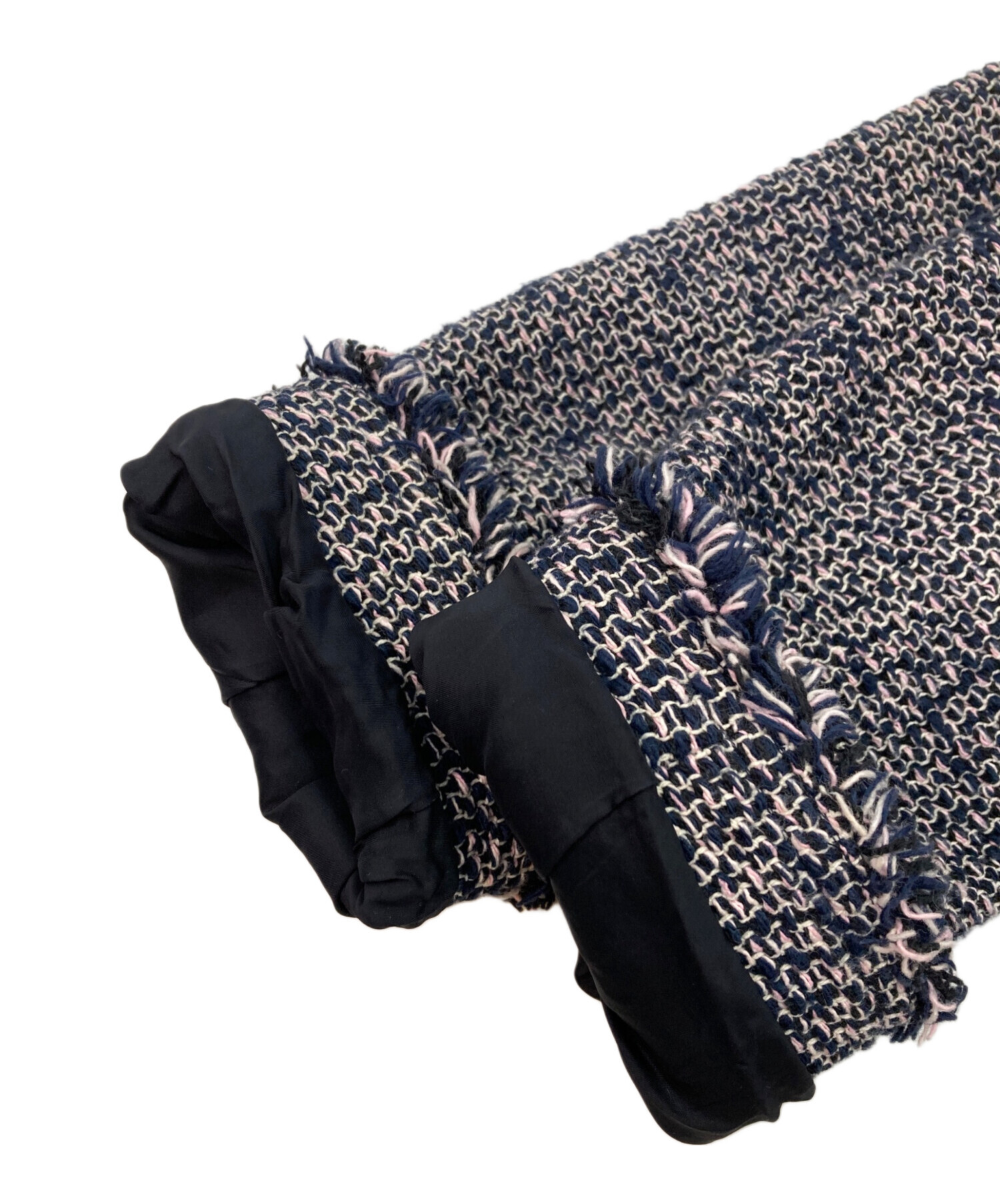 中古・古着通販】theory (セオリー) ツイードコート ピンク サイズ:S