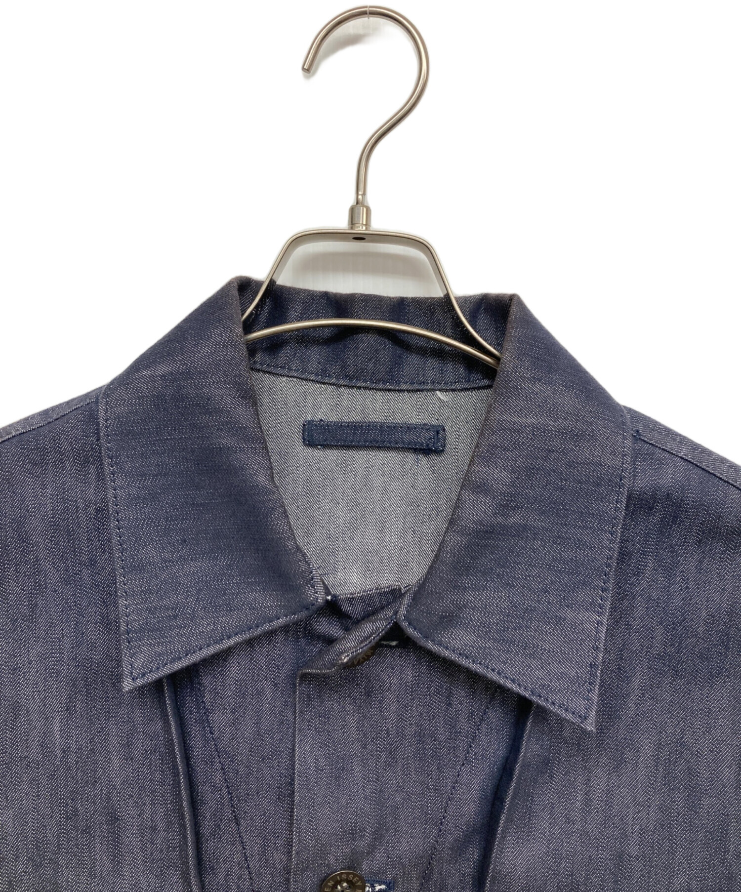 ISSEYMIYAKE MENイッセイミヤケ デニムシャツジャケットヴィンテージ イッセイミヤケメンISSEY MIYAKE MEN コットンステッチデニムシャツ