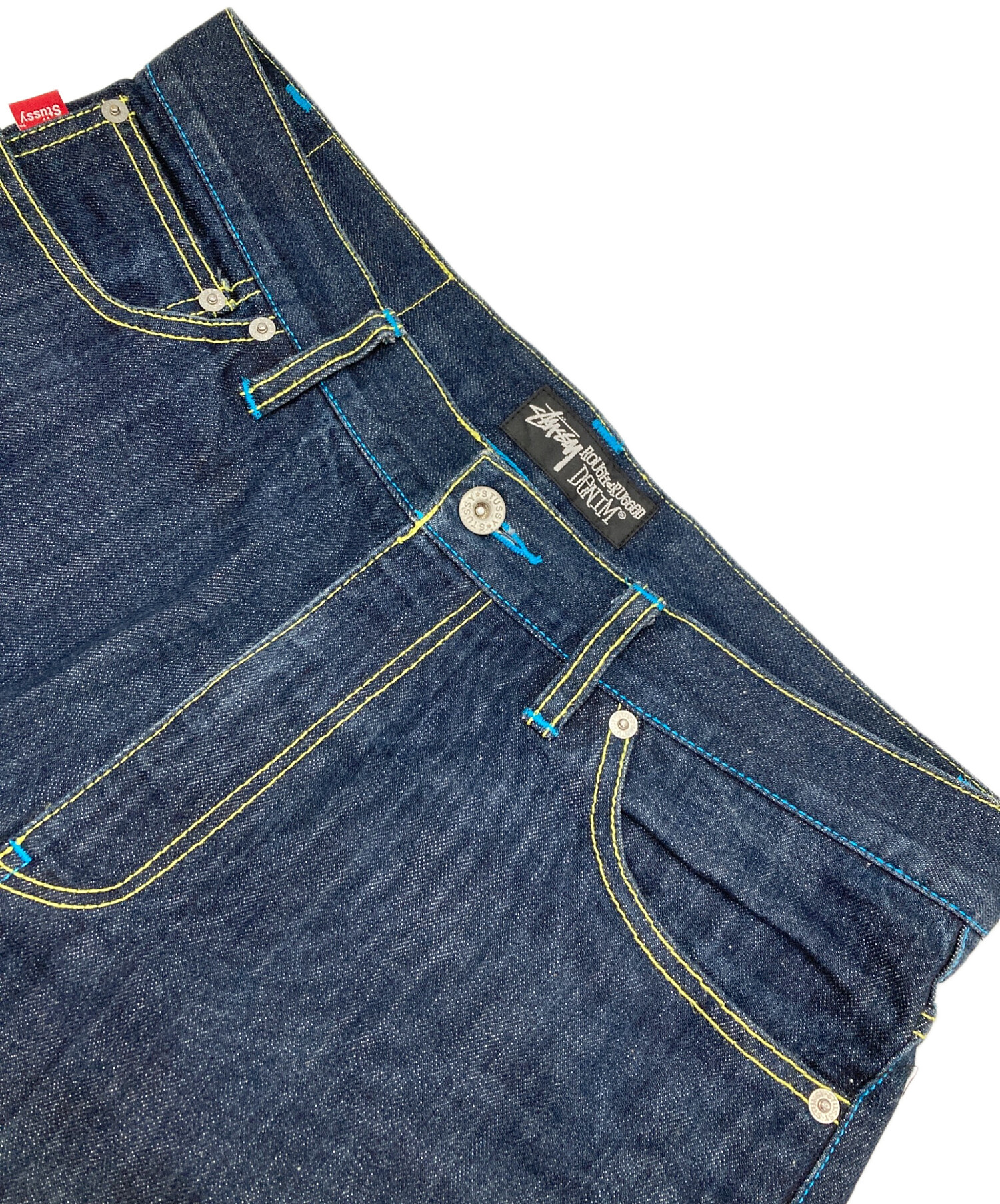 中古・古着通販】stussy (ステューシー) ROUGH RUGGEDデニムハーフ