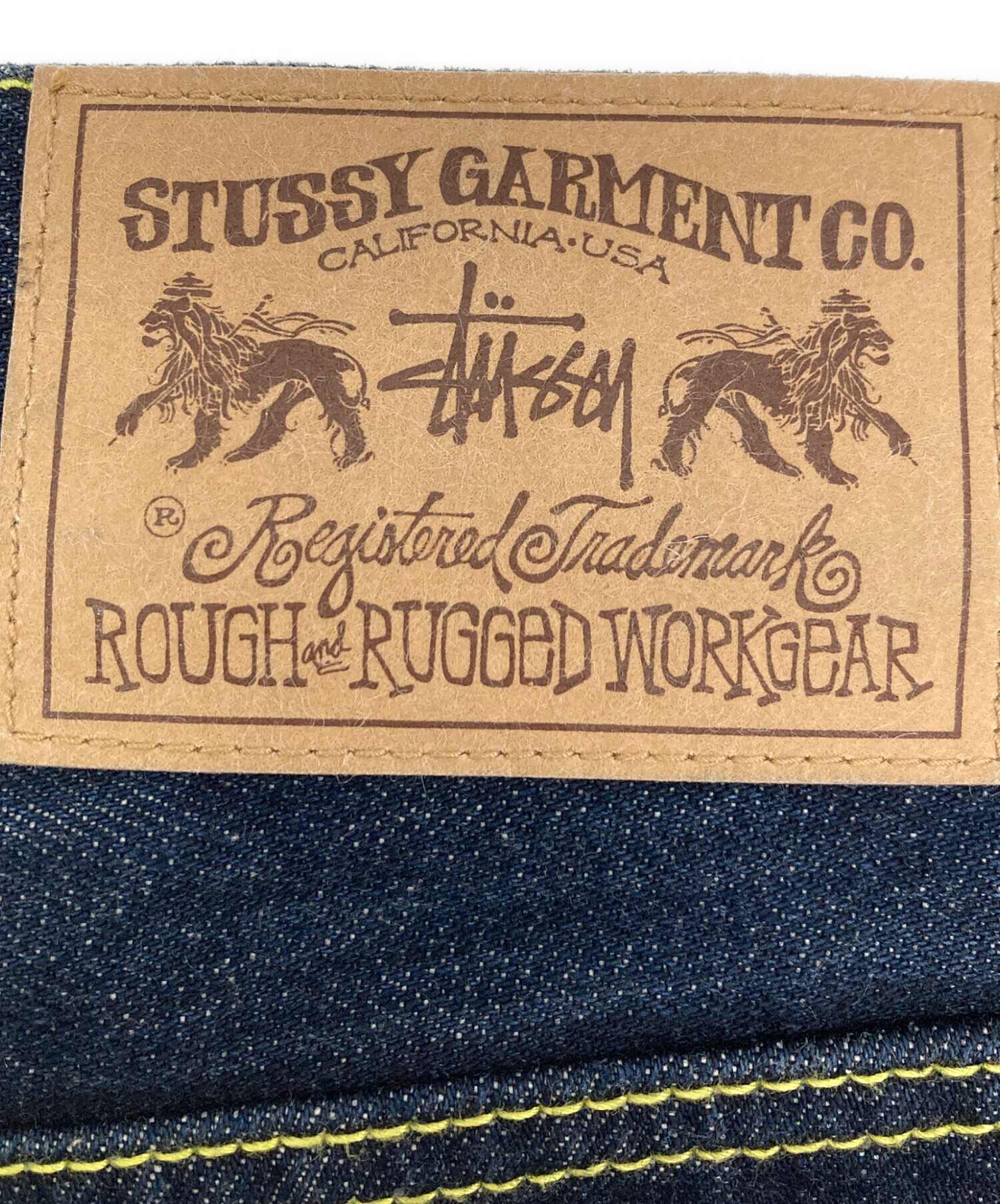 中古・古着通販】stussy (ステューシー) ROUGH RUGGEDデニムハーフ