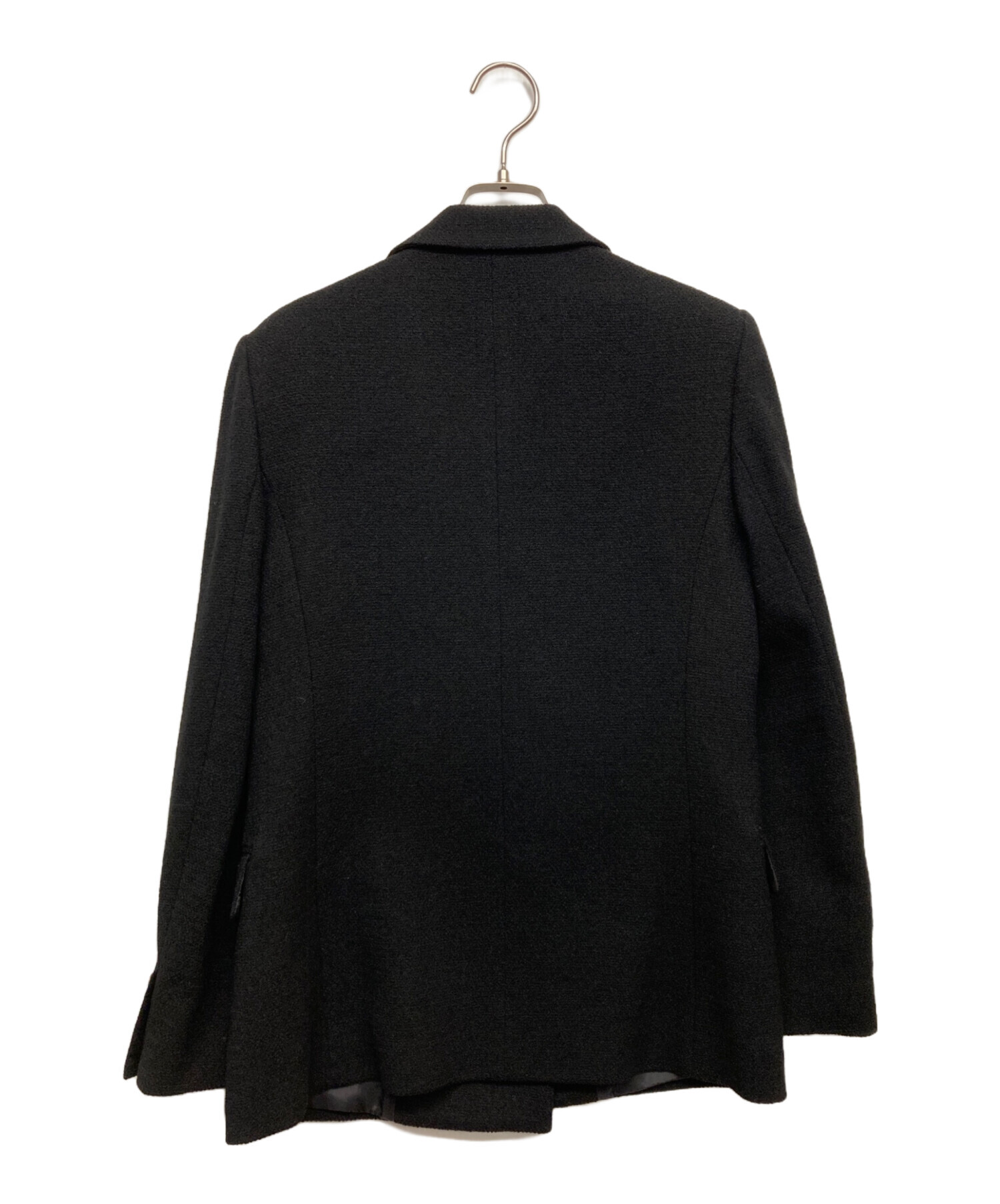 中古・古着通販】ANAYI (アナイ) ウールジャケット ブラック サイズ:38 