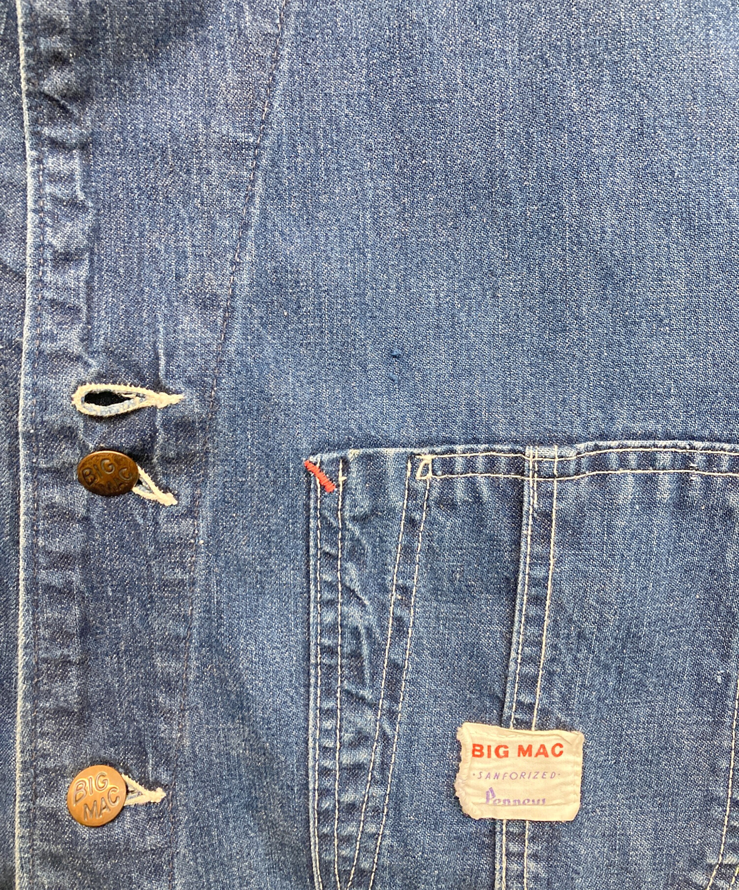 中古・古着通販】big mac (ビッグマック) 60sカバーオール インディゴ