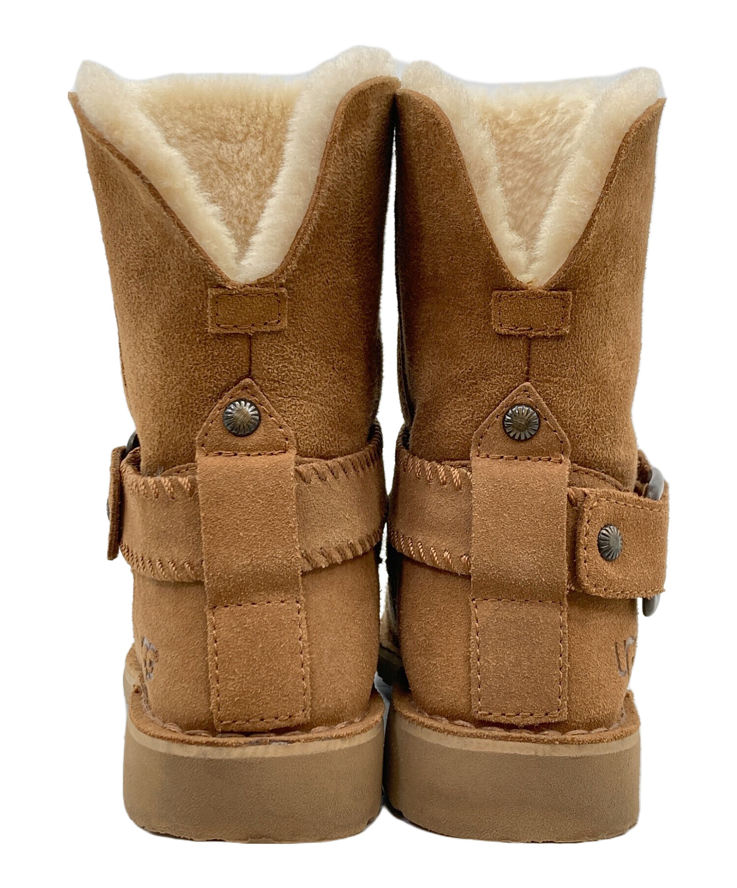 UGG レザー・ムートン・エンジニアブーツ 中古・古着通販】UGG (アグ) セドリック ムートンエンジニアブーツ