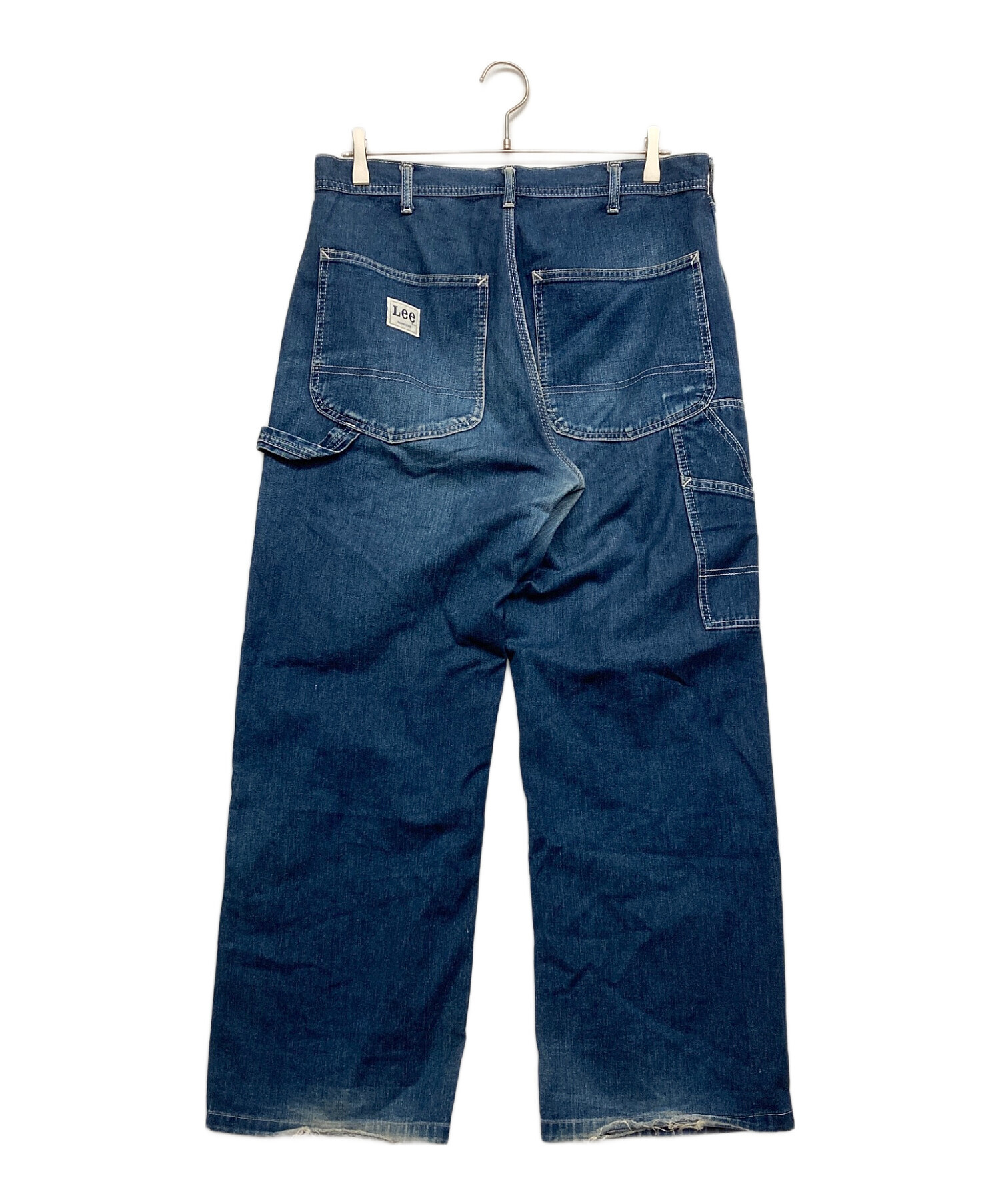 【中古】CVTVLIST カタリスト USED加工 プリント デニムパンツ 0 INDIGO インディゴ 日本製 /● メンズ 中古・古着通販】LEE (リー) ペインターパンツ インディゴ サイズ:W33