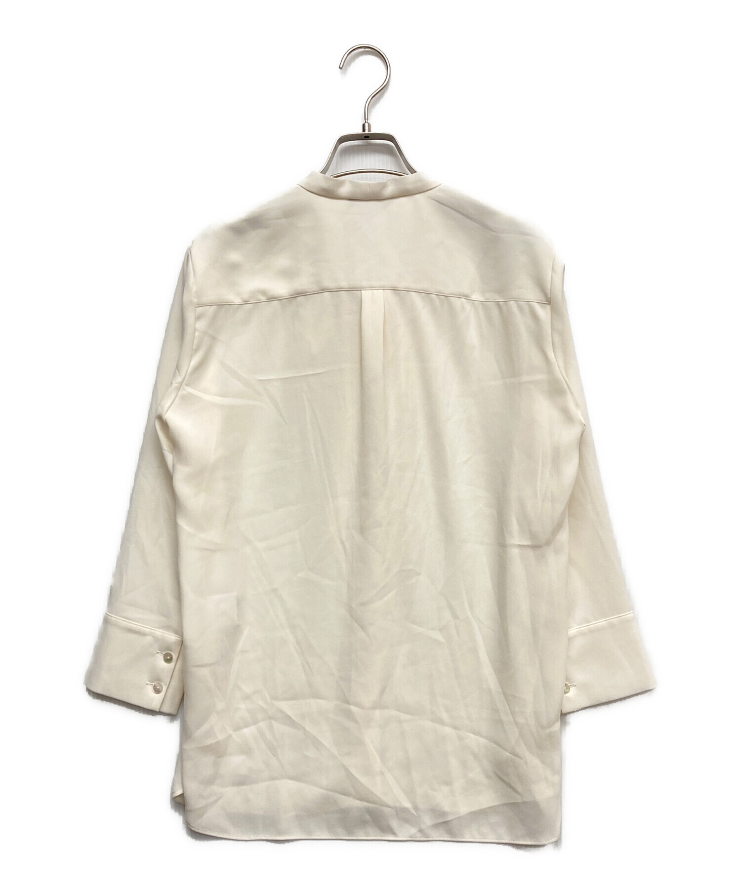 中古・古着通販】theory (セオリー) ボウタイブラウス ホワイト サイズ