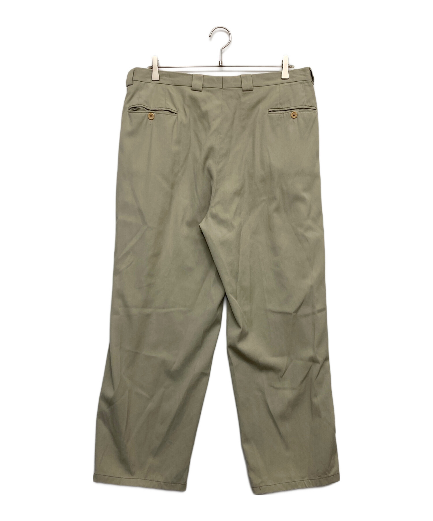 90s Giorgio Armani モールスキン ツータック チノパンツ 50 中古・古着通販】GIORGIO ARMANI (ジョルジョアルマーニ) ツータック