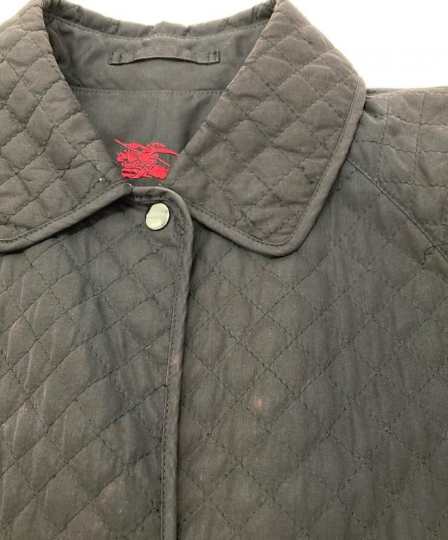 中古・古着通販】BURBERRY (バーバリー) キルティングコート ブラック