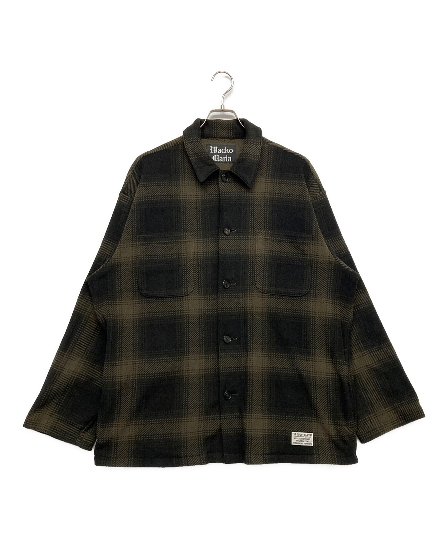 中古・古着通販】WACKO MARIA (ワコマリア) CHECK FLEECE SHIRT JACKET 