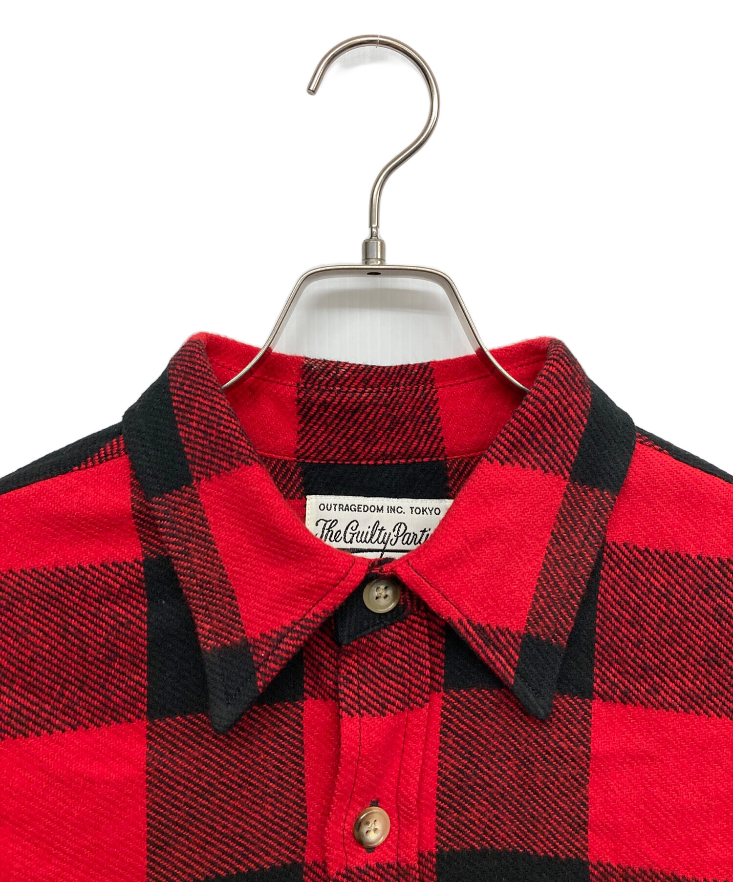 中古・古着通販】WACKO MARIA (ワコマリア) BLOCK CHECK FLANNEL SHIRT