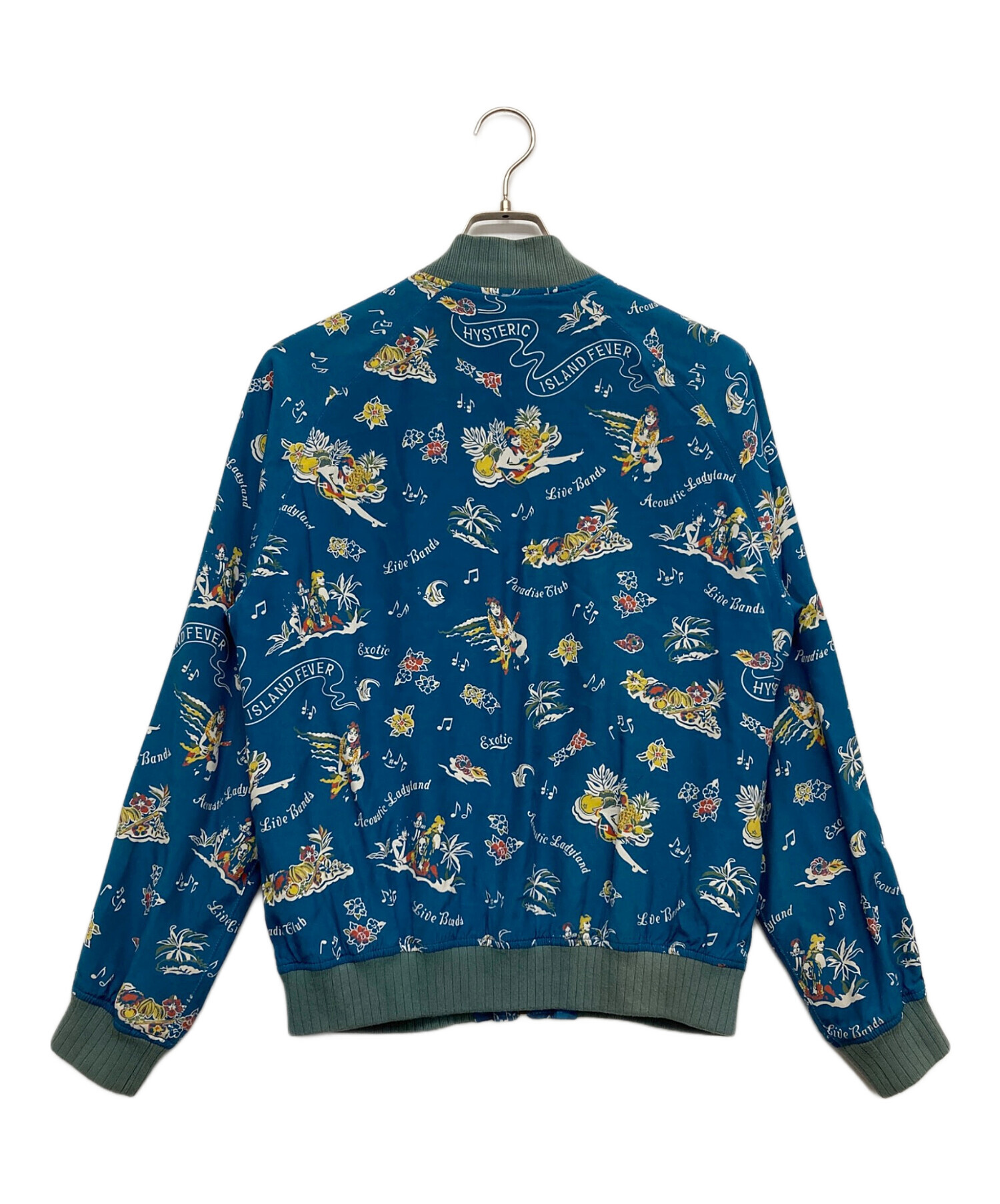 ヒステリックグラマー　90s　初期　刺繍　レーヨンジャケット　Fサイズ　激レア ヒステリックグラマー 90s 初期 刺繍 レーヨンジャケット F