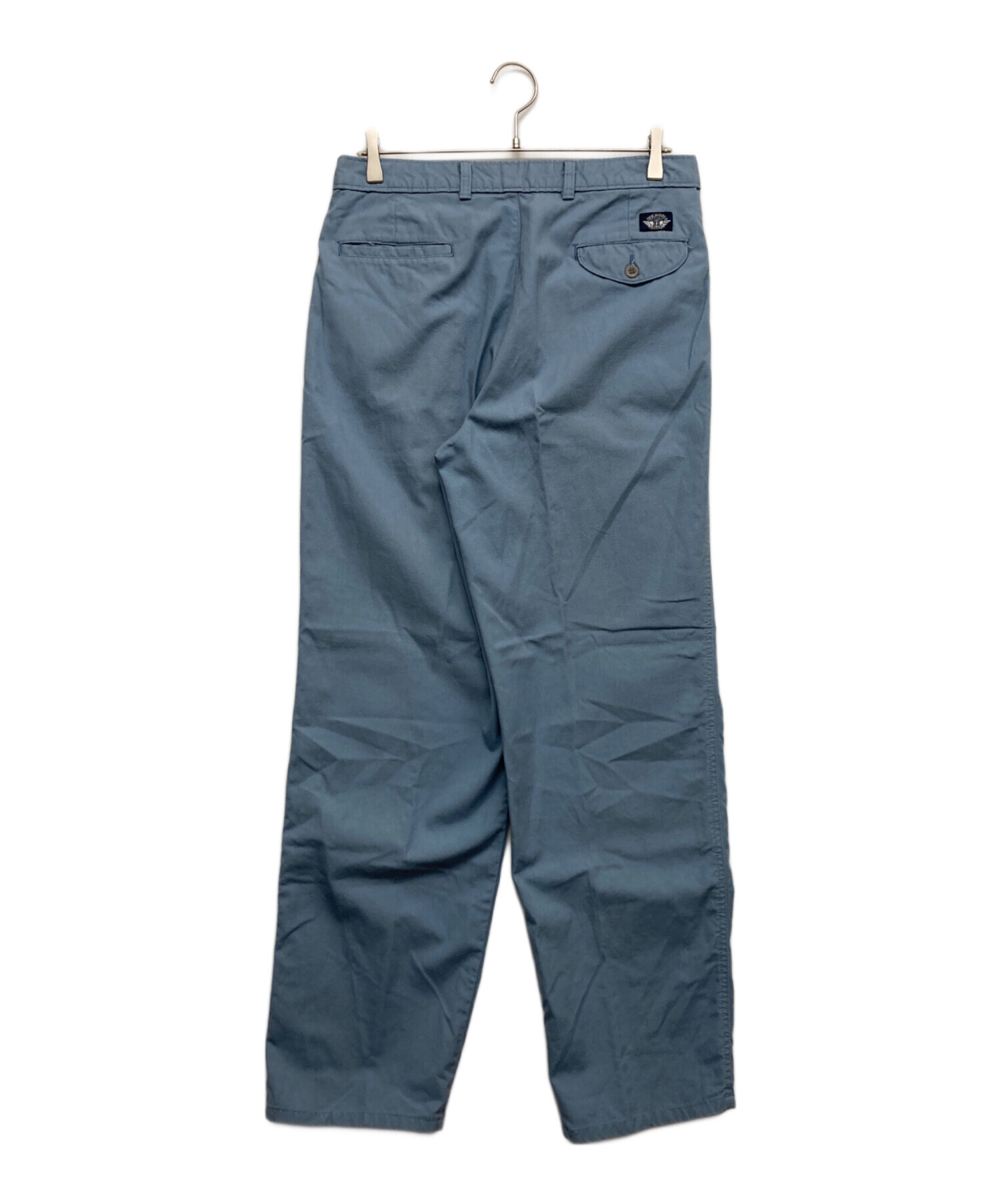 中古・古着通販】DOCKERS (ドッカーズ) タックパンツ ブルー サイズ:34
