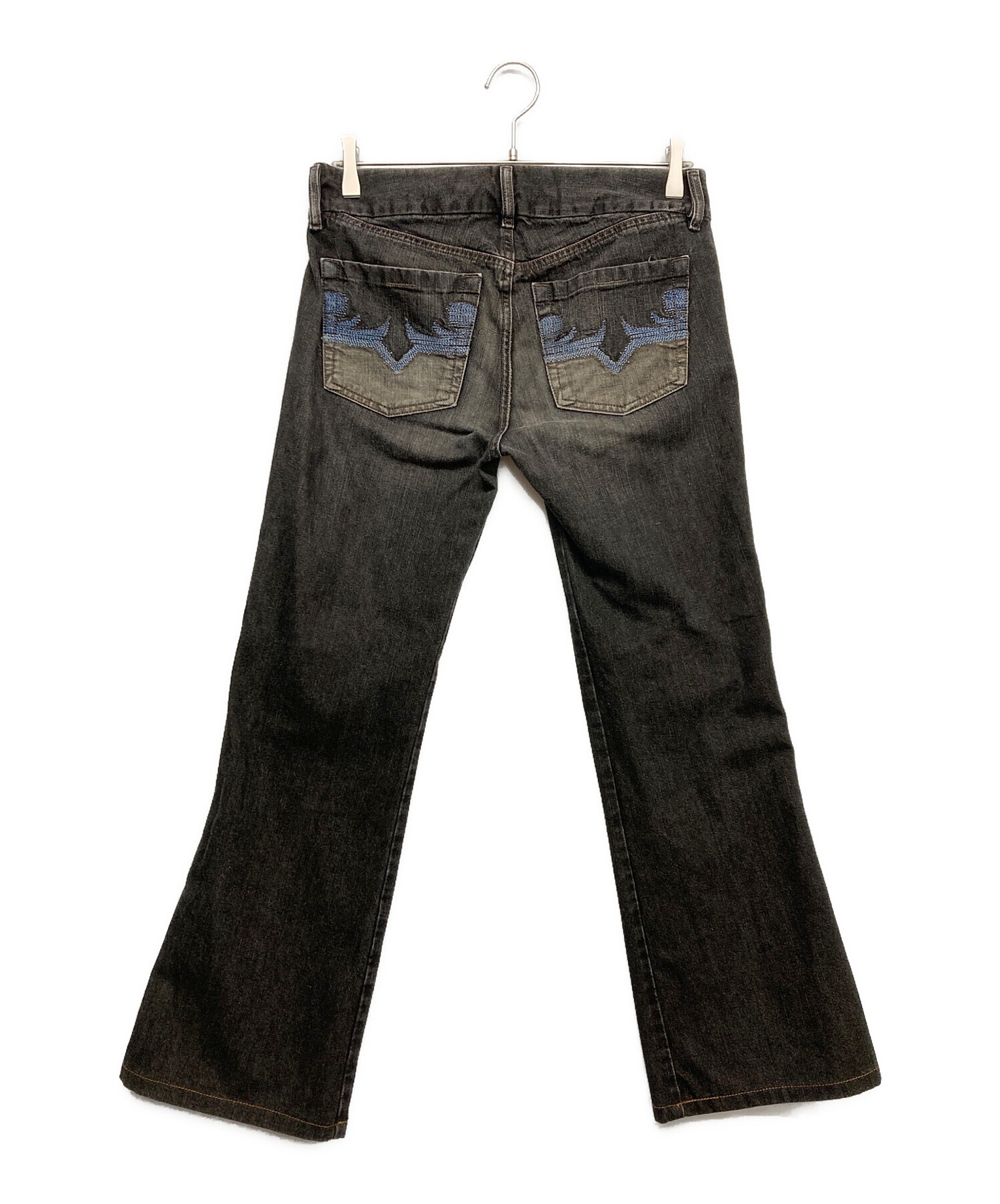 中古・古着通販】DIESEL (ディーゼル) デニムパンツ ブラック サイズ