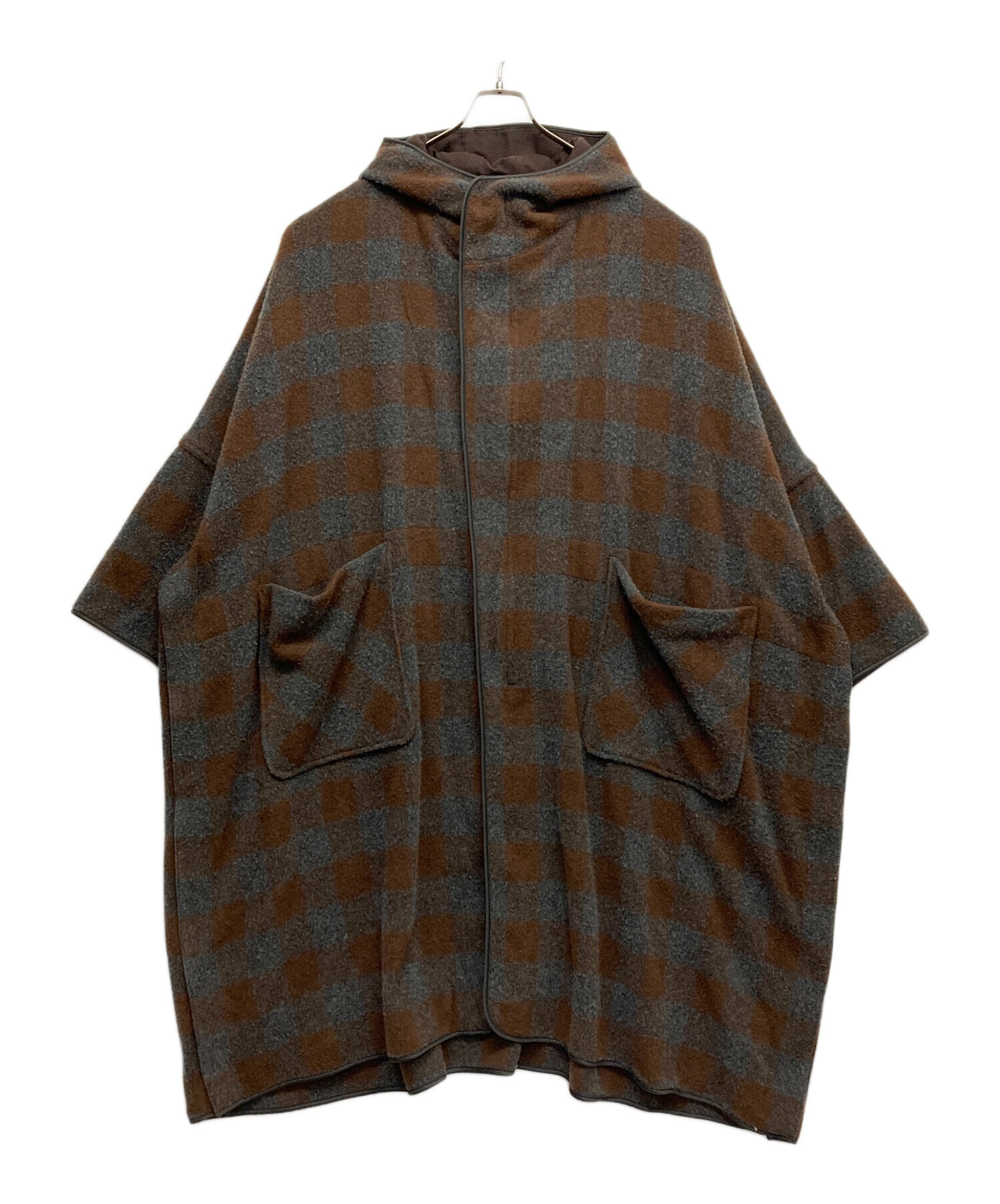 中古・古着通販】unfil (アンフィル) ウールコート ブラウン サイズ:1