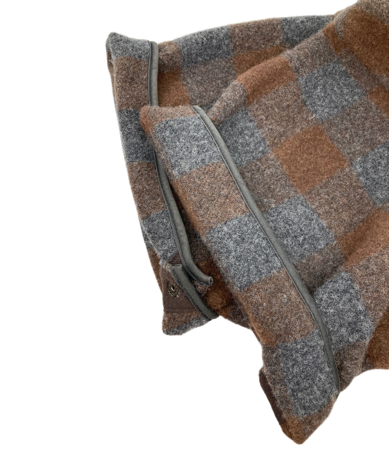 中古・古着通販】unfil (アンフィル) ウールコート ブラウン サイズ:1