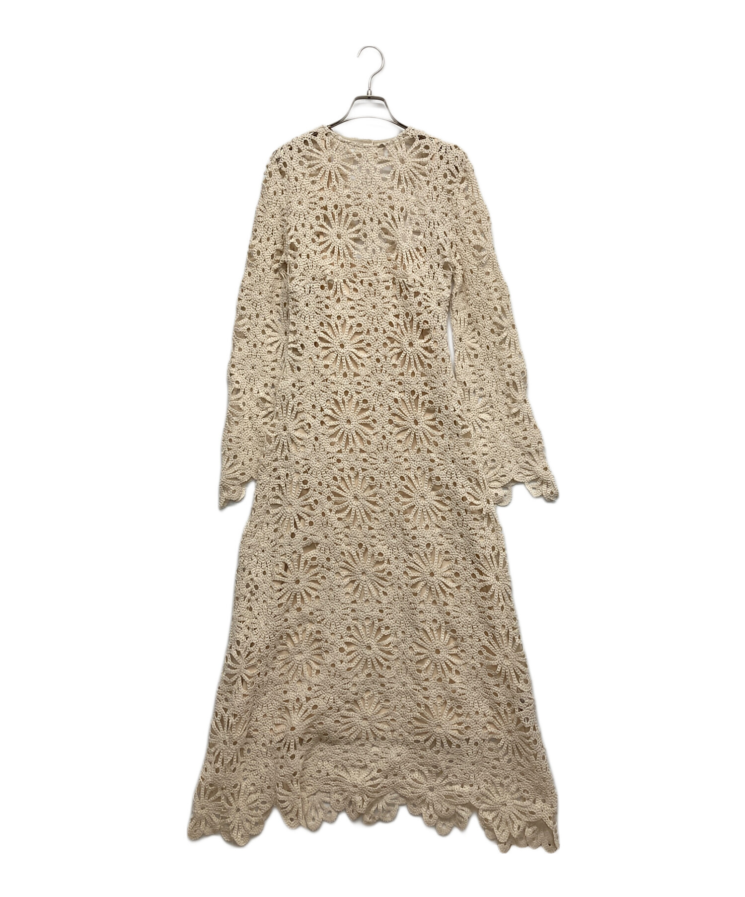 中古・古着通販】AMERI (アメリ) MEDI FLOWER SAINT LACE DRESS ピンク