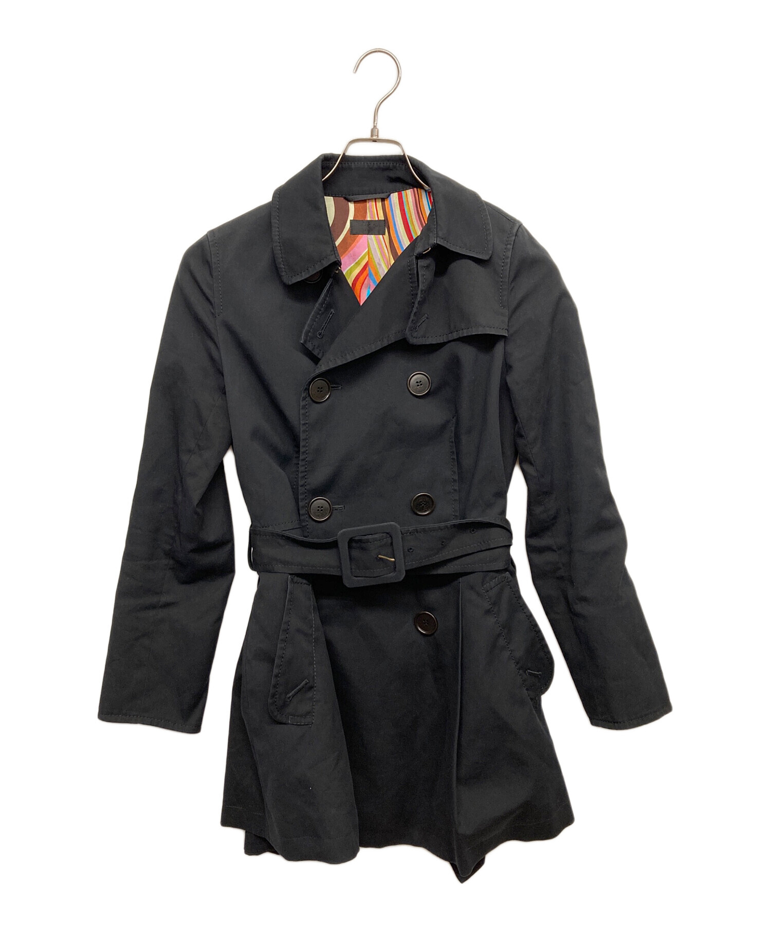 Paul Smith Blackポールスミスブラック トレンチコート 美品 中古・古着通販】Paul Smith BLACK (ポールスミスブラック) トレンチ