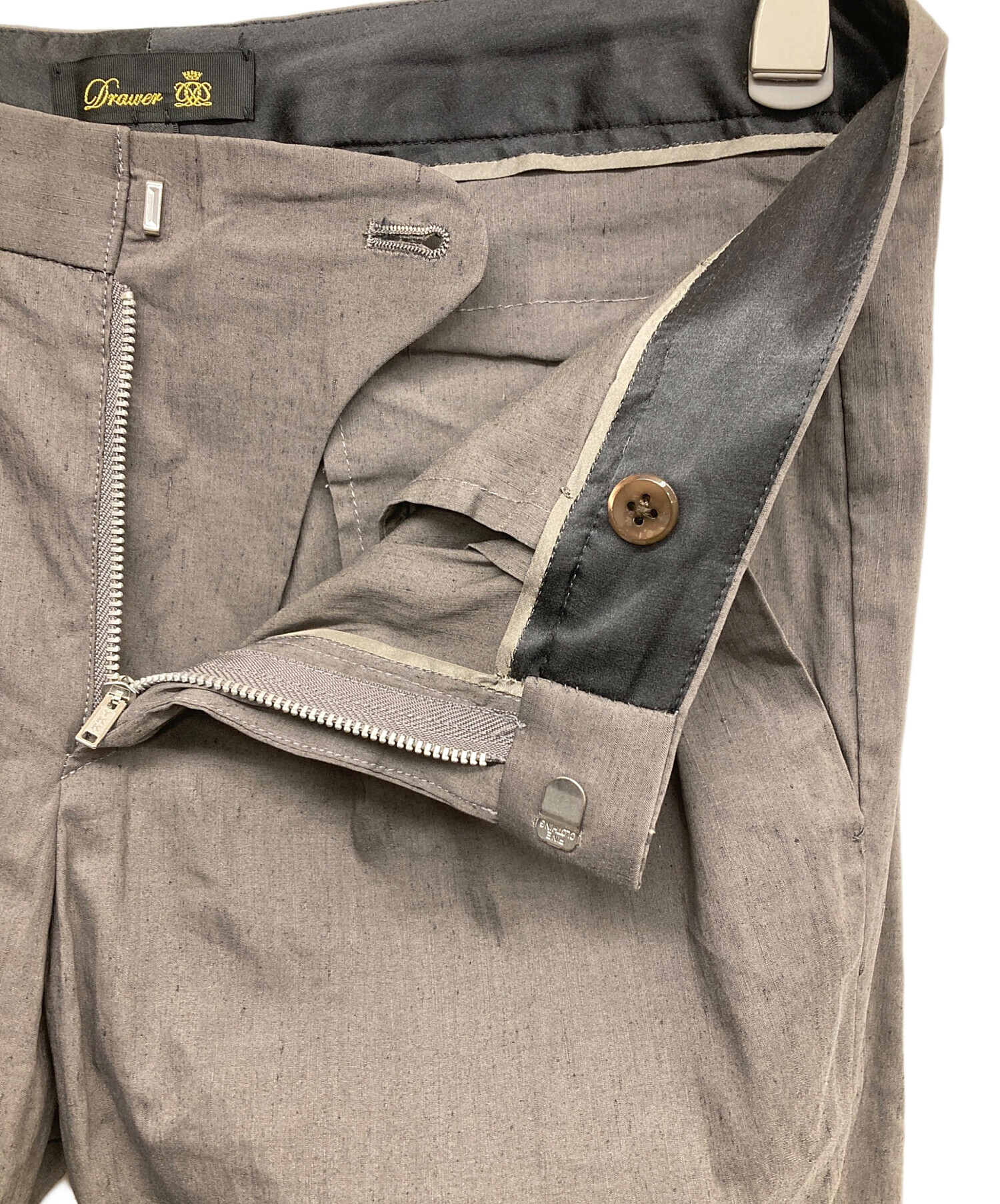 中古・古着通販】DRAWER (ドゥロワー) リネンストレッチパンツ