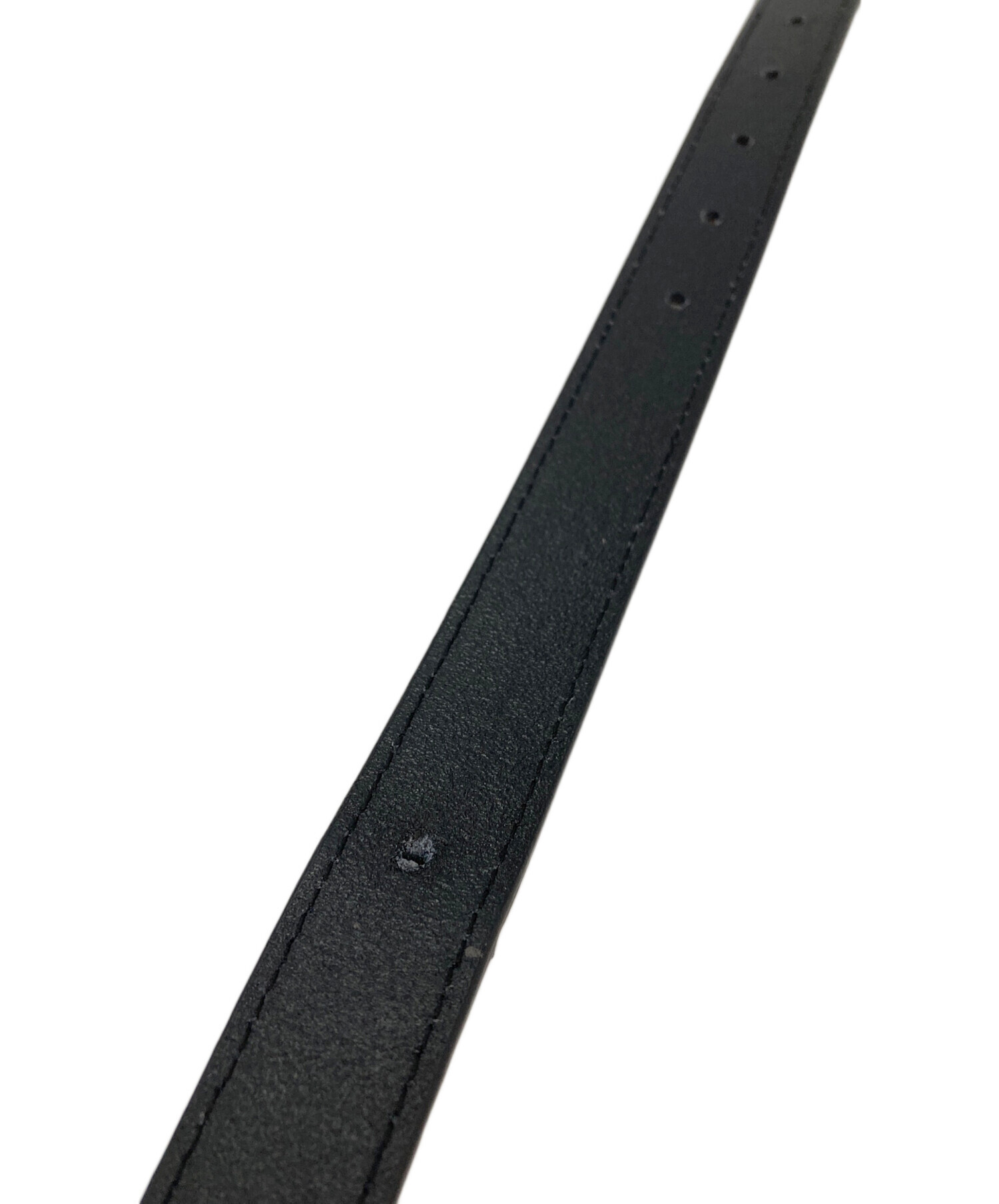 中古・古着通販】stussy (ステューシー) ハラコベルト ブラック