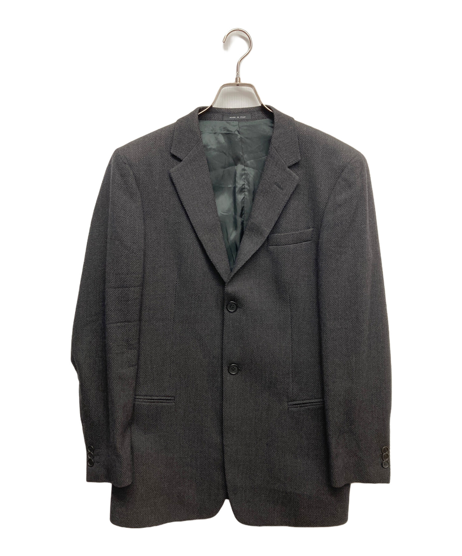 美品 エンポリオアルマーニ テーラードジャケット リネン混 麻 メンズ 48 M 中古・古着通販】EMPORIO ARMANI (エンポリオ アルマーニ) テーラード